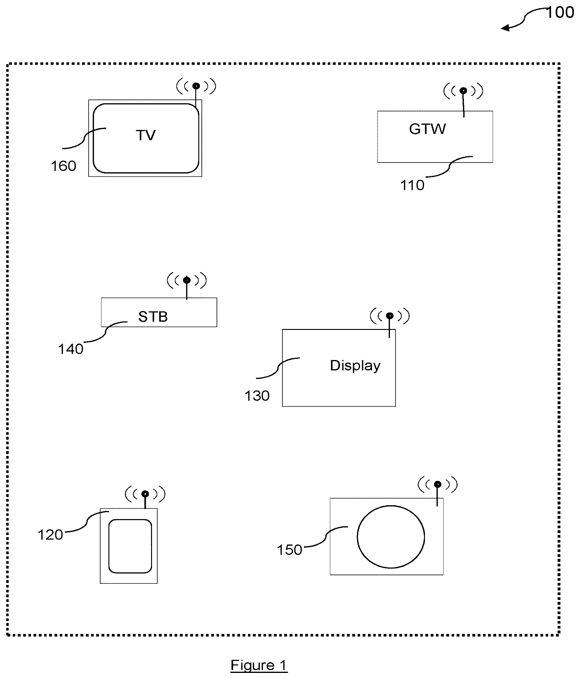Patent US12314462 — Method and apparatus for user control of an application and corresponding device — Figure 1