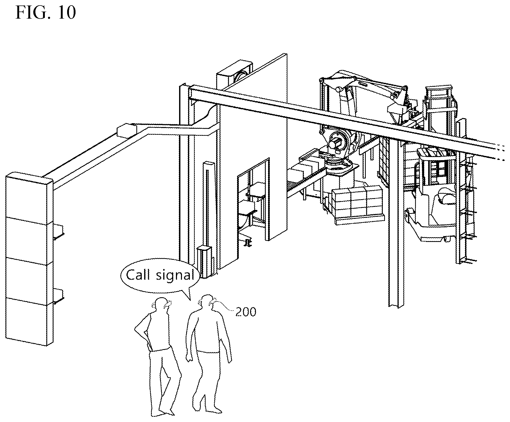 Patent US12314464 Figure 10 – Method, program, server, and device for displaying object in construction site with XR content without using marker
