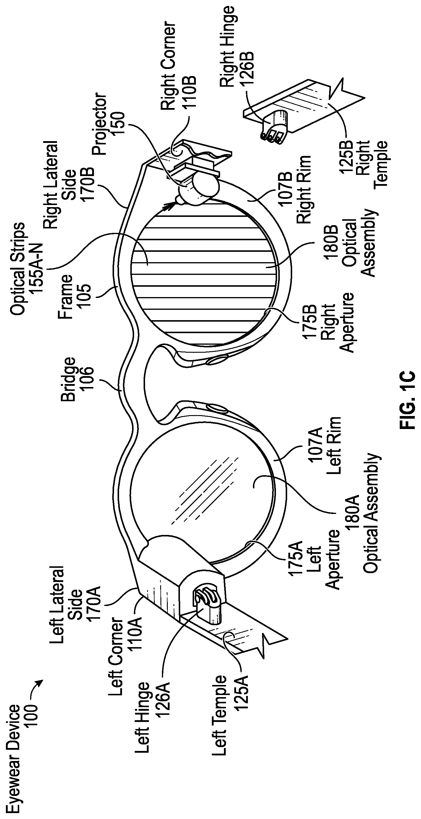 Patent US12314466 Figure 3 – Eyewear device face tracking