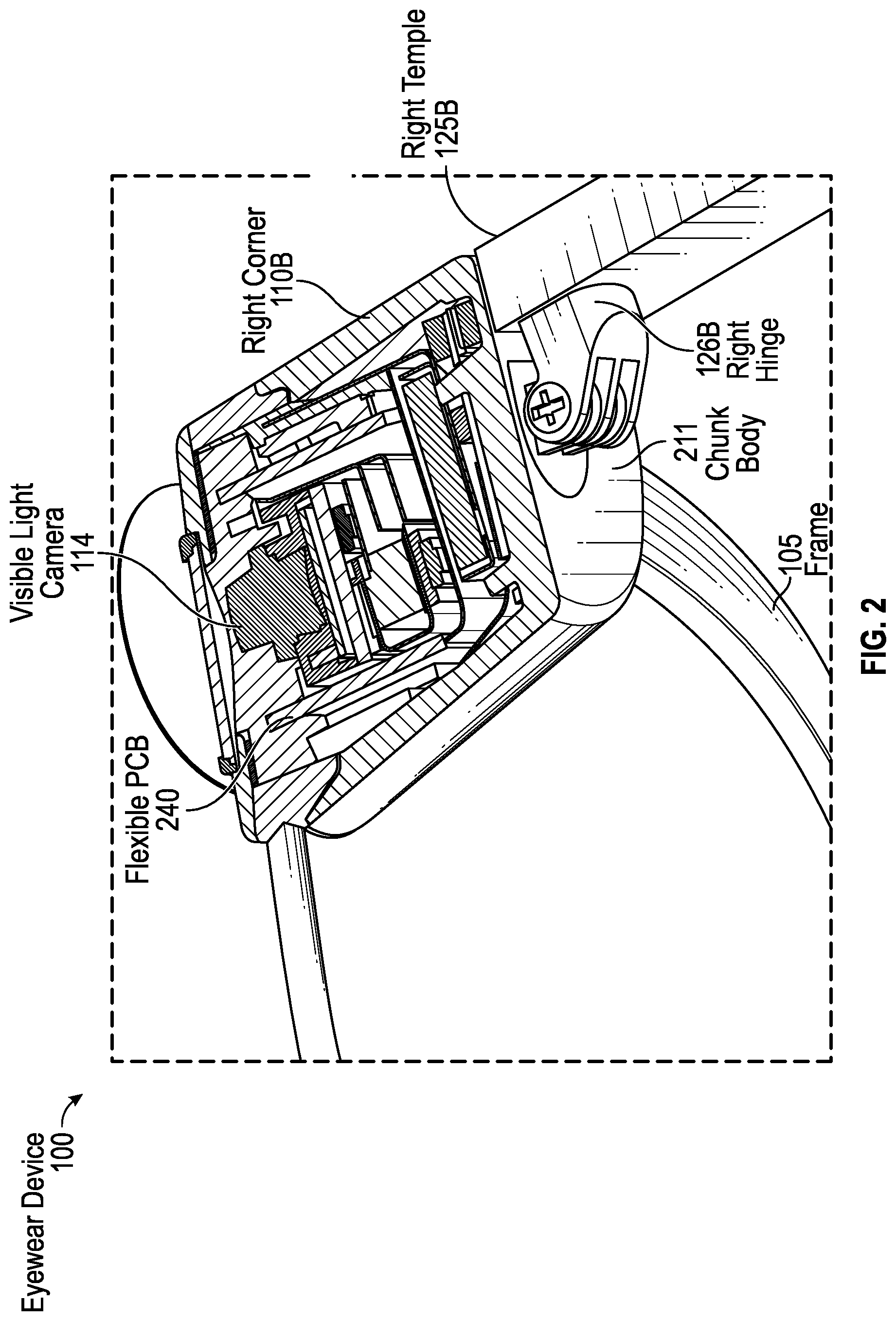 Patent US12314466 Figure 4 – Eyewear device face tracking