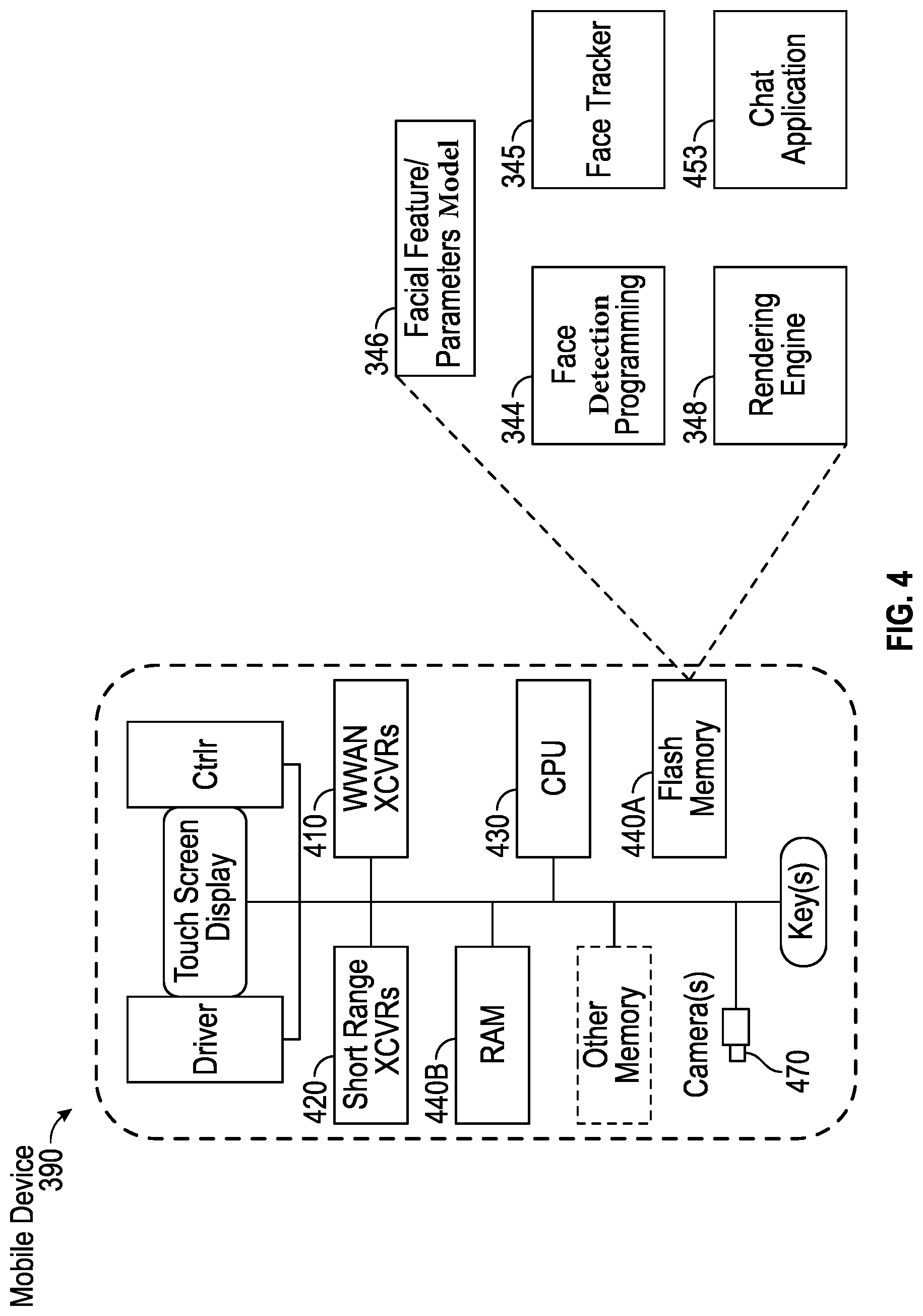 Patent US12314466 Figure 8 – Eyewear device face tracking