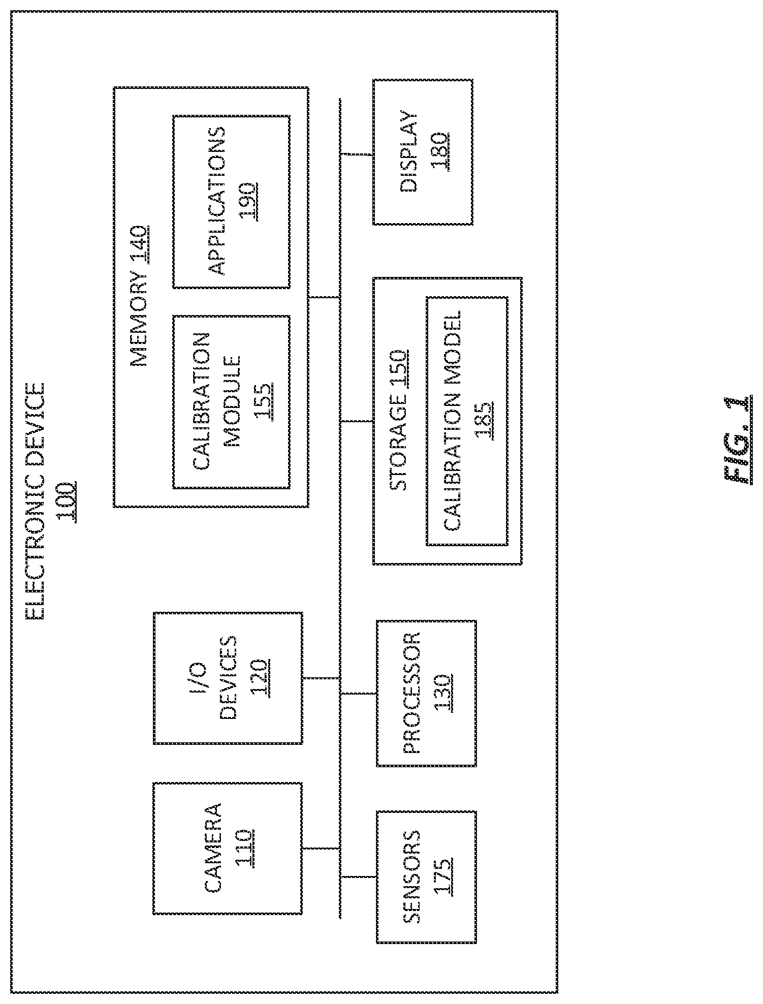 Patent US12314467 Figure 1 – On-the-fly calibration for improved on-device eye tracking