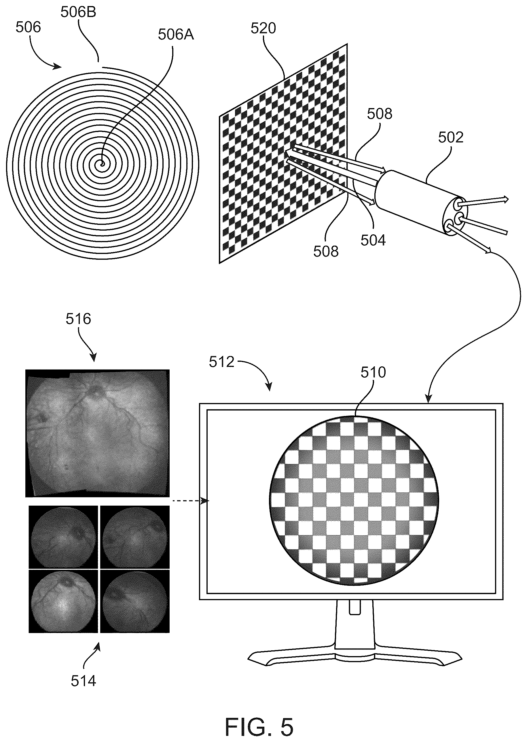 Patent US12314468 Figure 5 – Eye tracking in near-eye displays