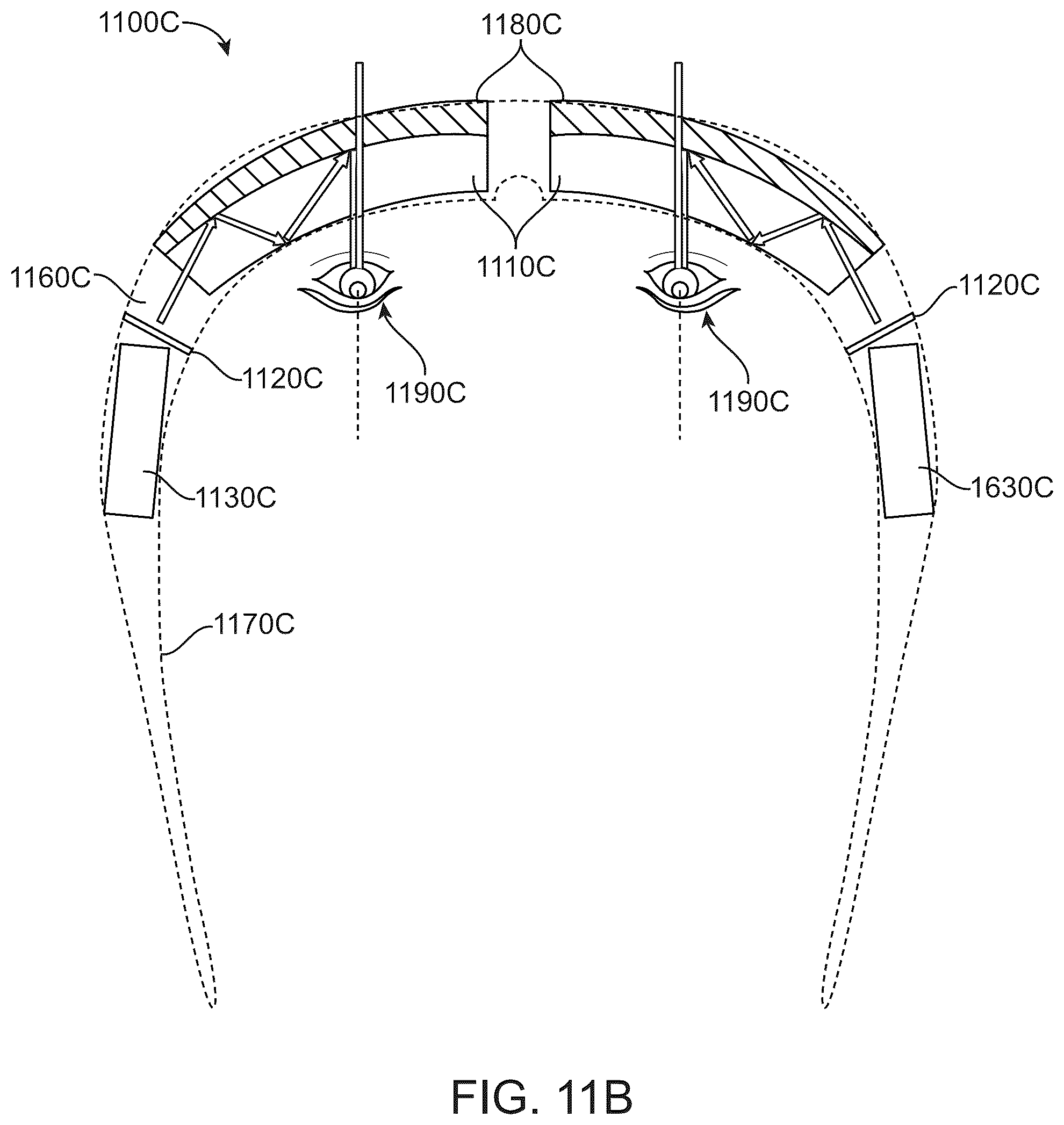 Patent US12314468 Figure 13 – Eye tracking in near-eye displays