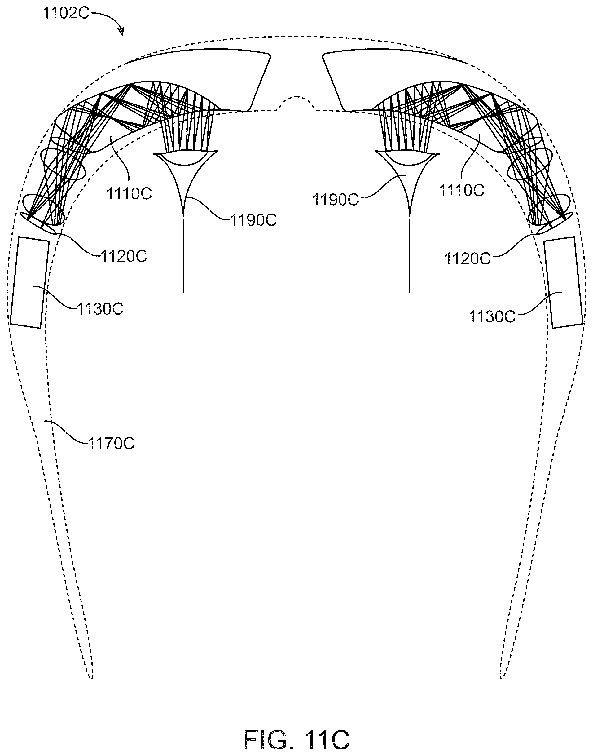Patent US12314468 Figure 14 – Eye tracking in near-eye displays