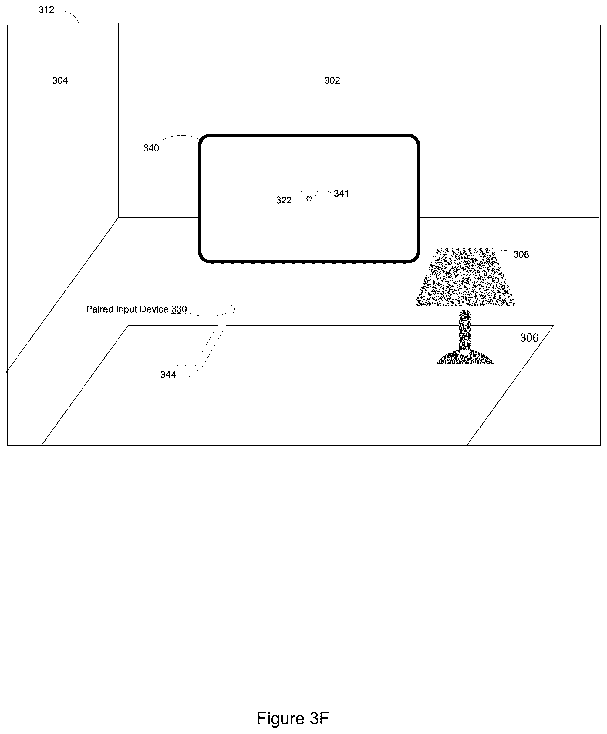 Patent US12314469 Figure 8 – Content manipulation via a computer-generated representation of a trackpad