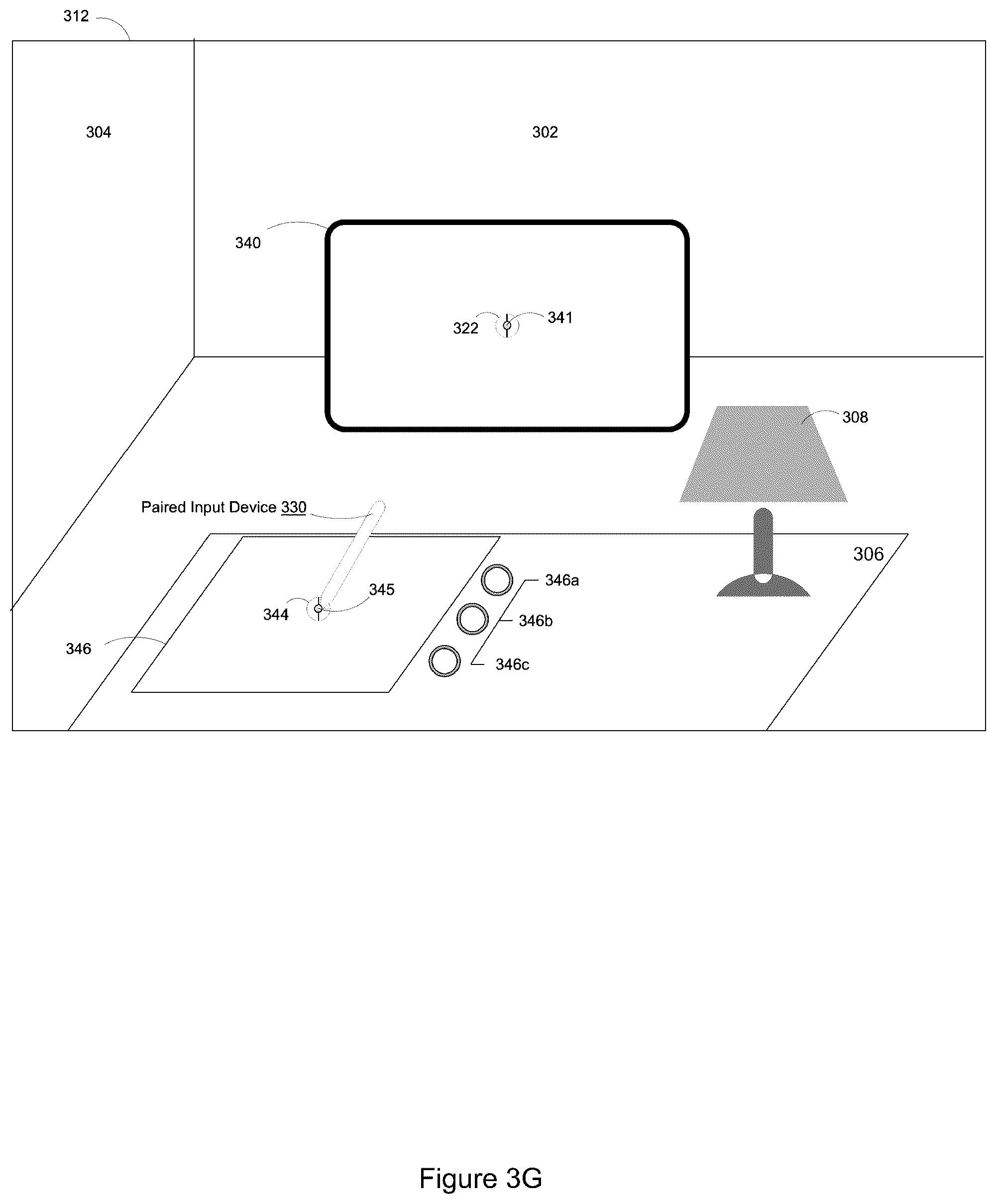 Patent US12314469 Figure 9 – Content manipulation via a computer-generated representation of a trackpad