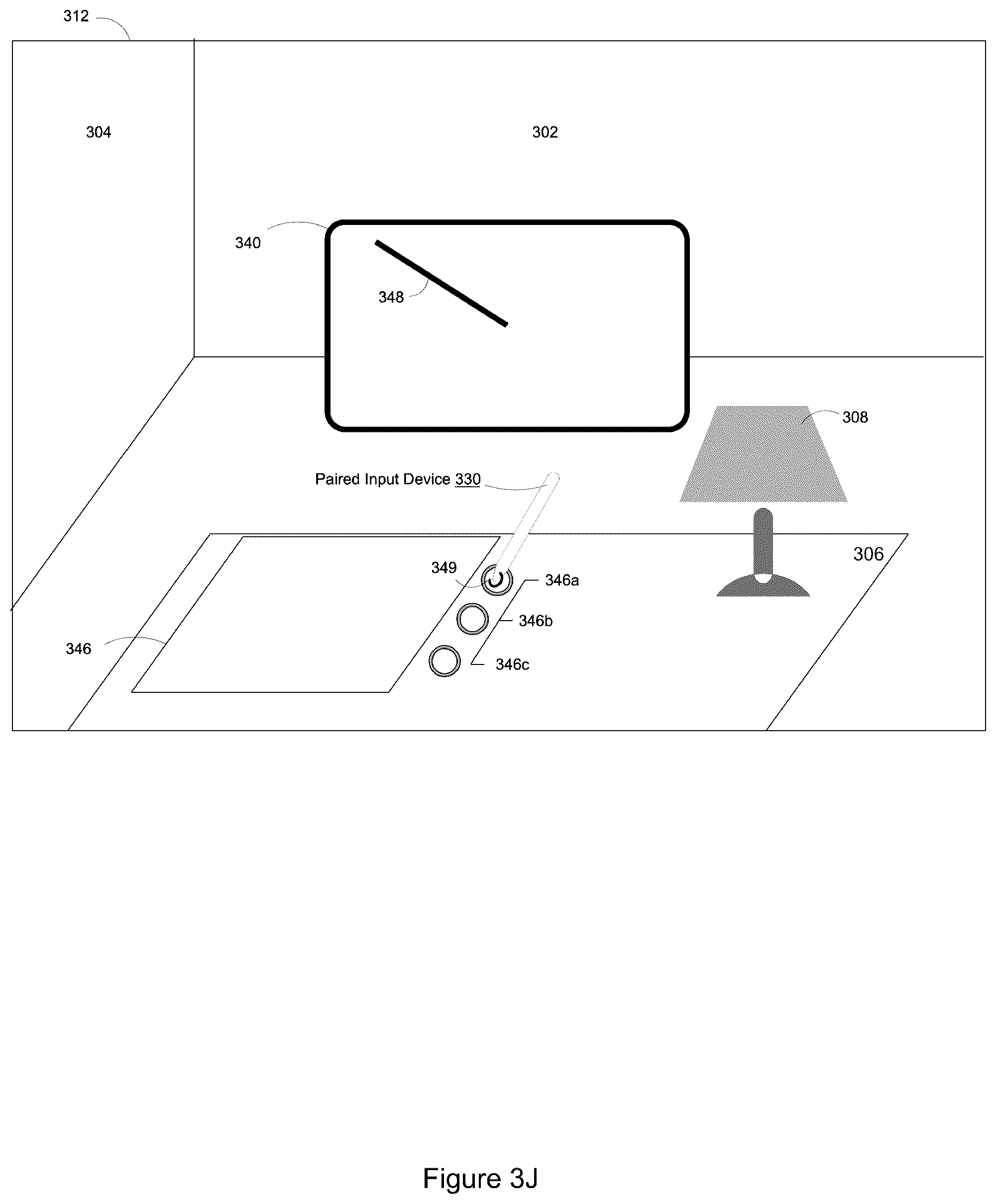 Patent US12314469 Figure 12 – Content manipulation via a computer-generated representation of a trackpad