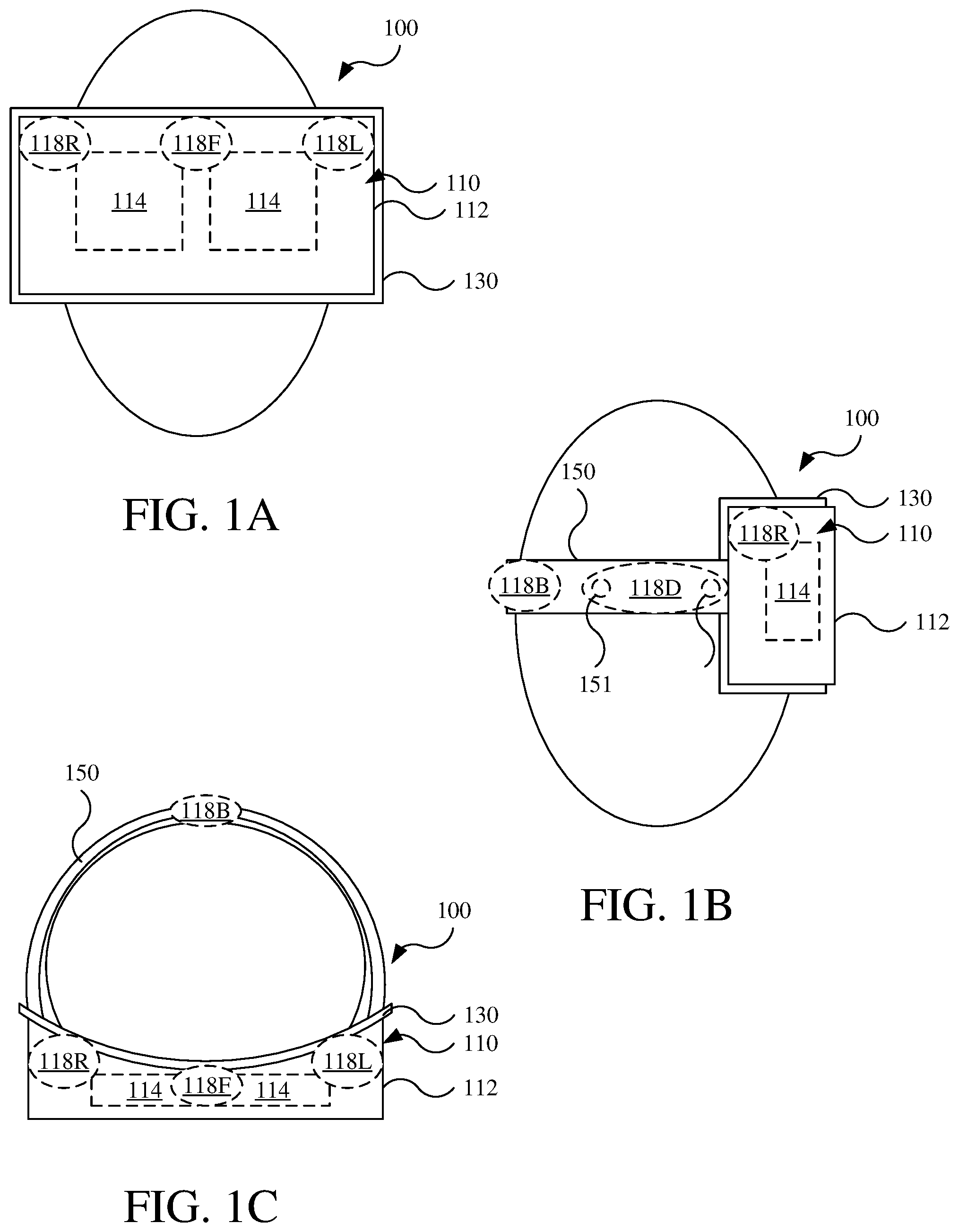 Patent US12314471 Figure 1 – Head-mounted display with haptic output