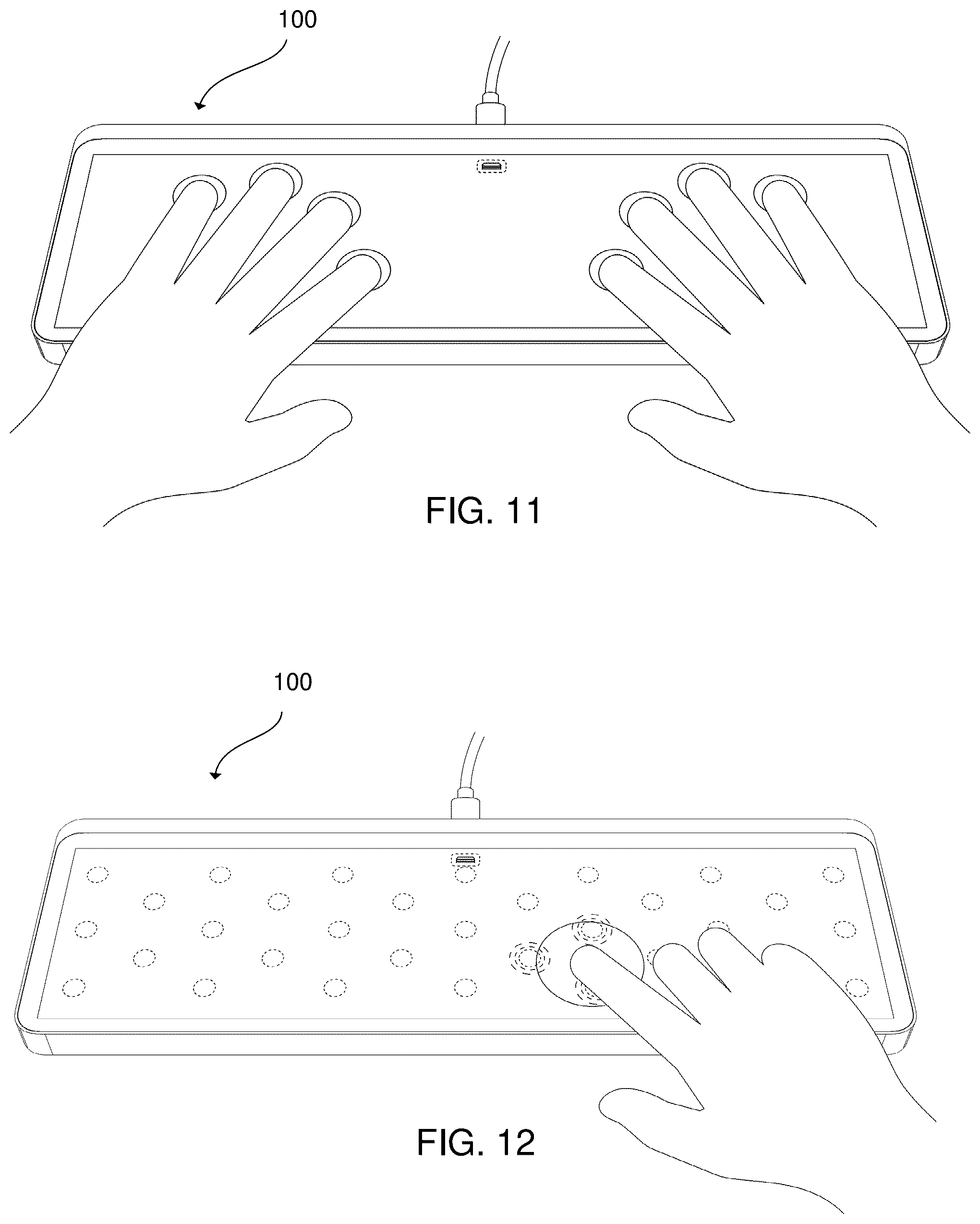 Patent US12314474 Figure 10 – Configurable computer interface having adaptive haptic input response