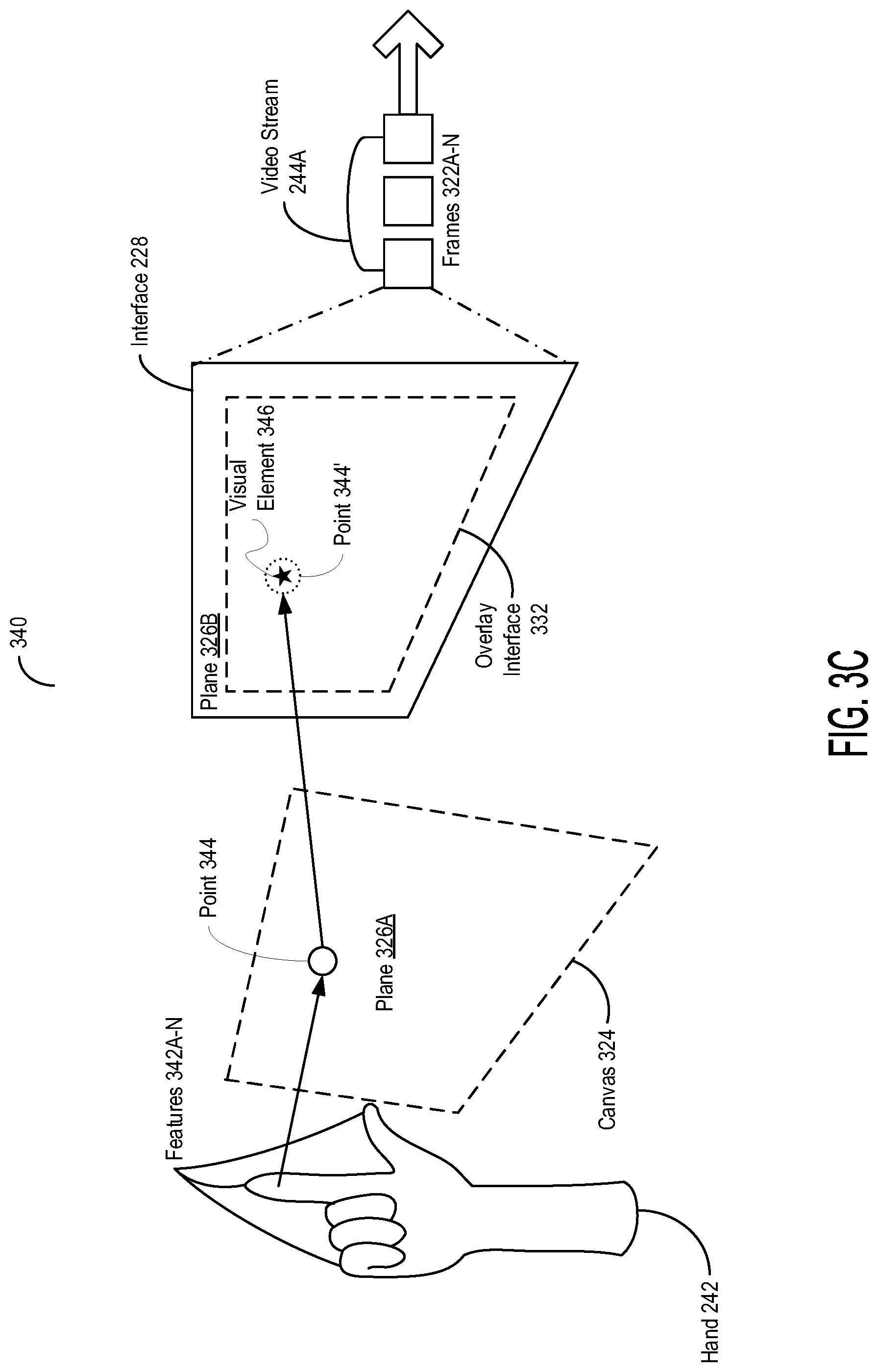 Patent US12314476 Figure 8 – Multi-user collaborative interfaces for streaming video