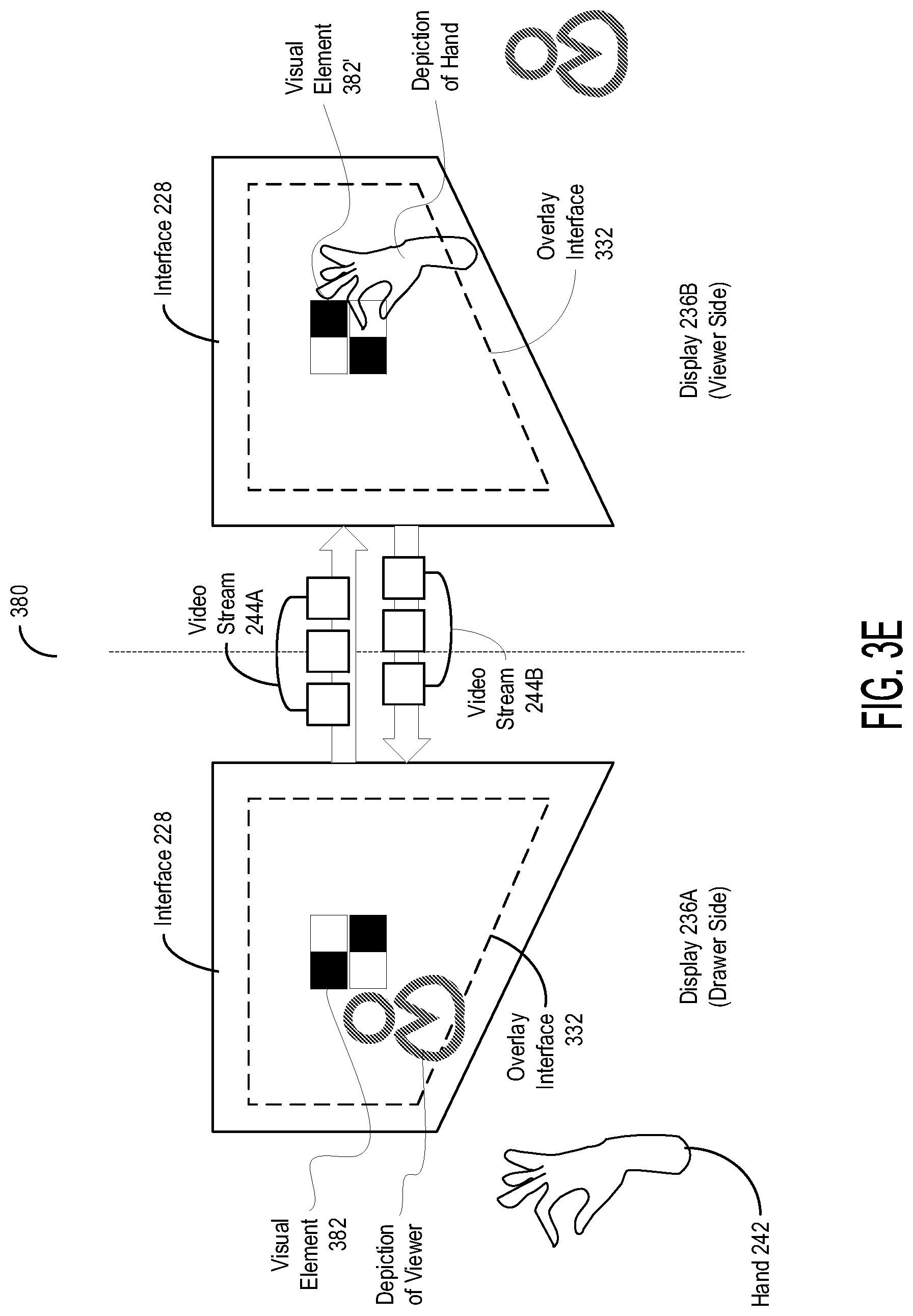 Patent US12314476 Figure 10 – Multi-user collaborative interfaces for streaming video