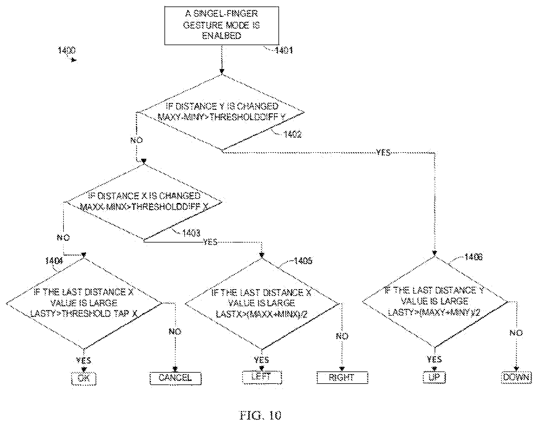 Patent US12314477 Figure 8 – Wearable device enabling multi-finger gestures