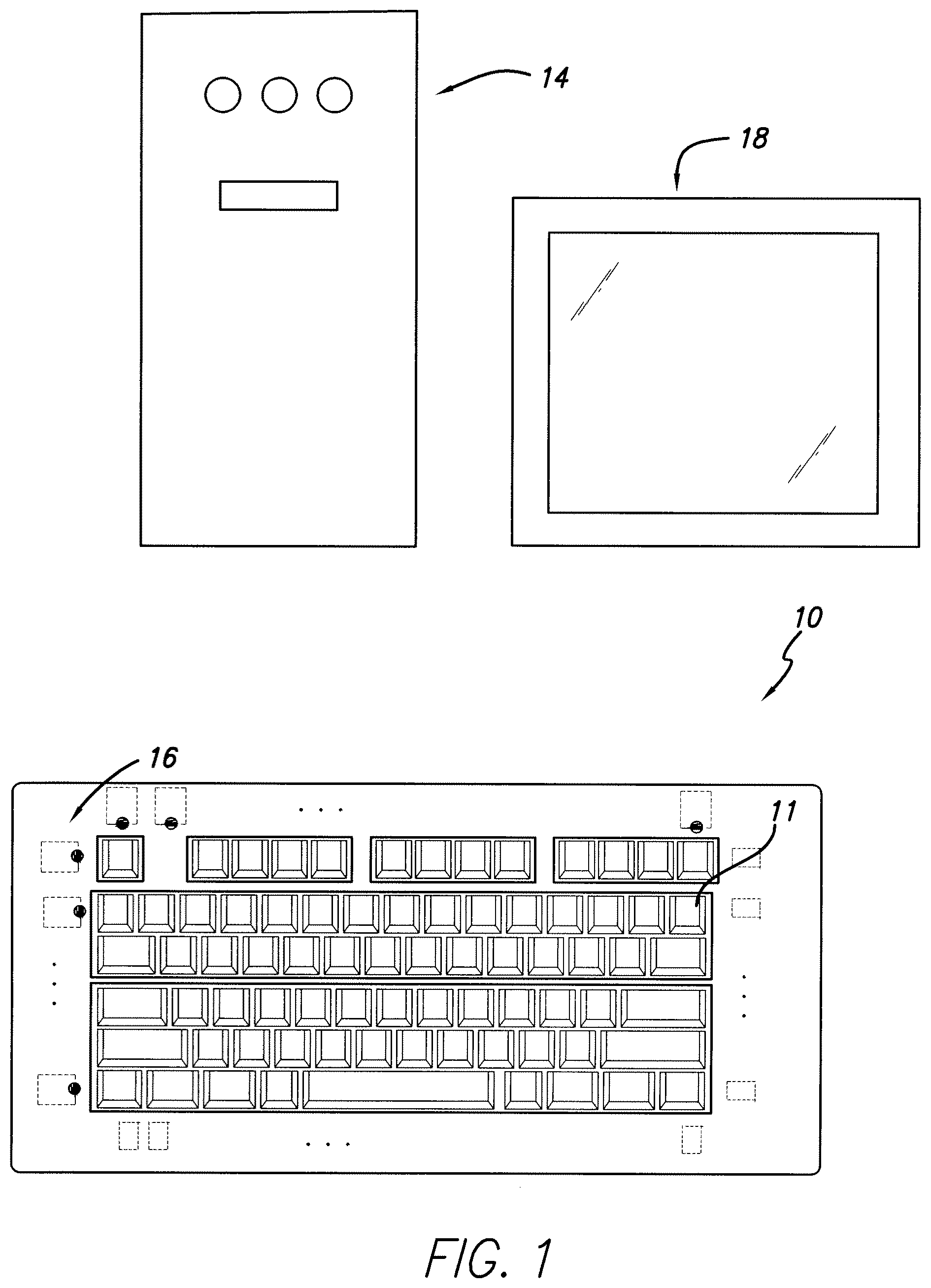 Patent US12314482 — Touch control system and method — Figure 1