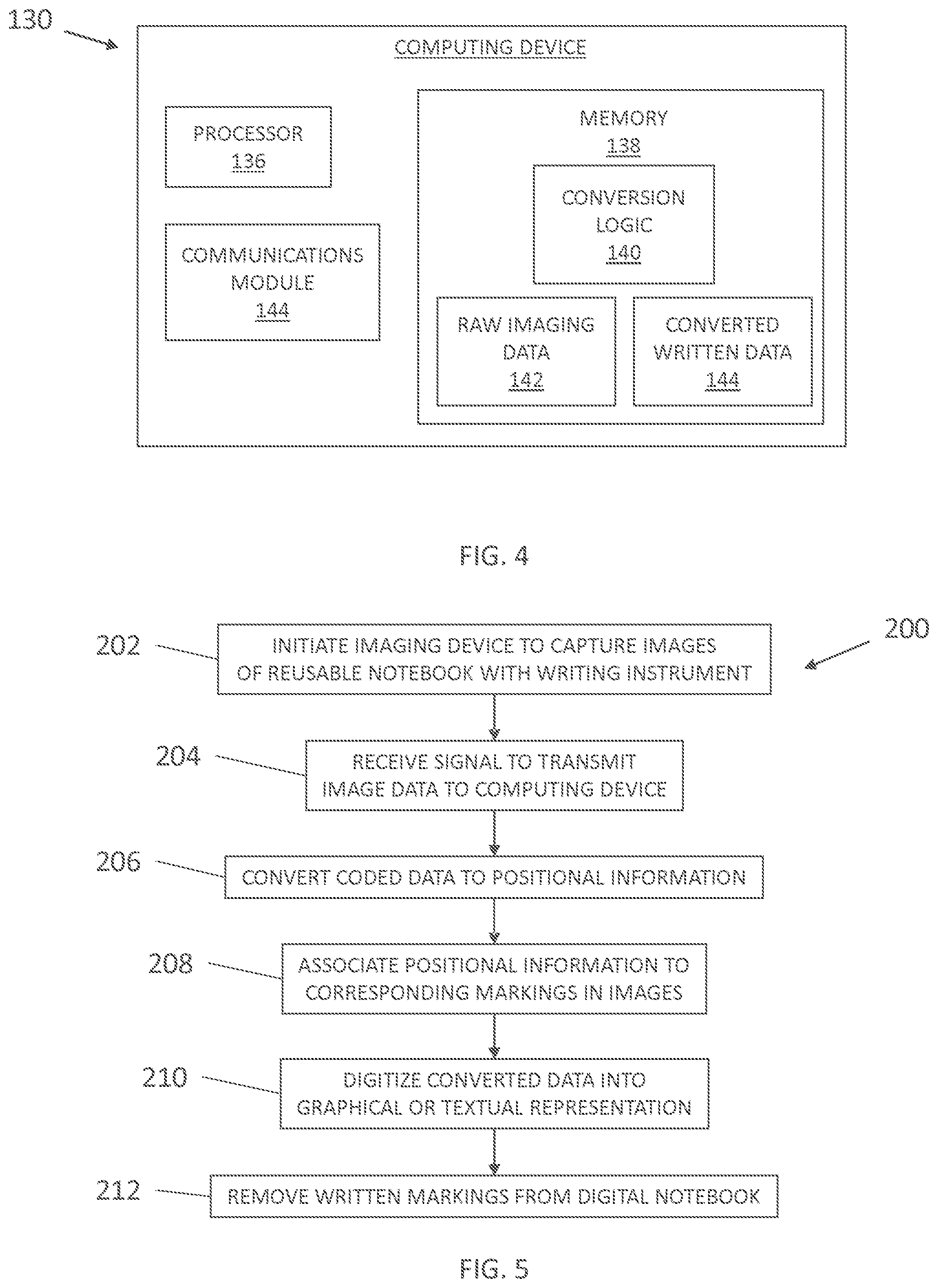 Patent US12314484 Figure 3 – Reusable notebook including a sheet having a printed code and methods thereof