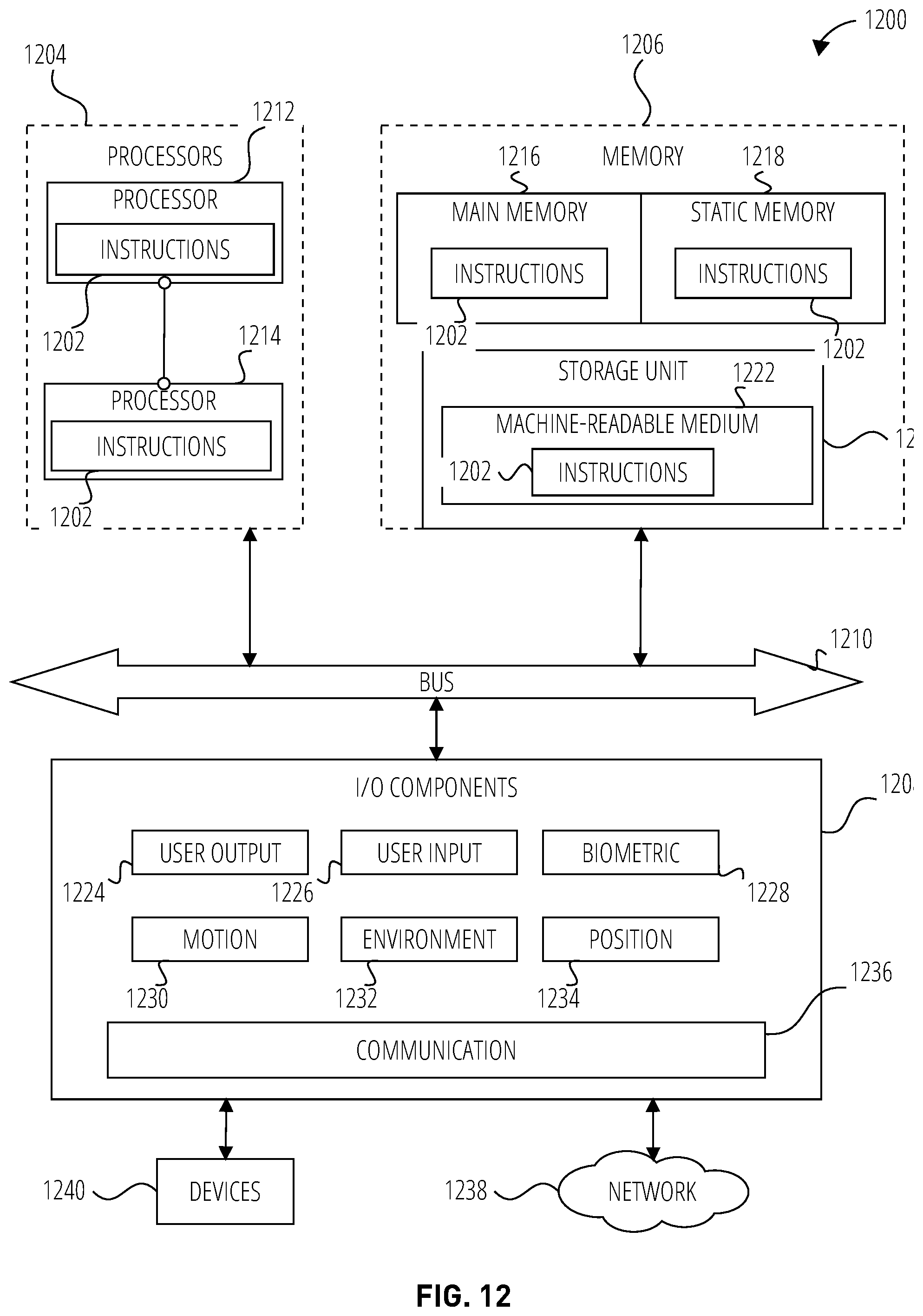 Patent US12314485 Figure 12 – Device-to-device collocated AR using hand tracking