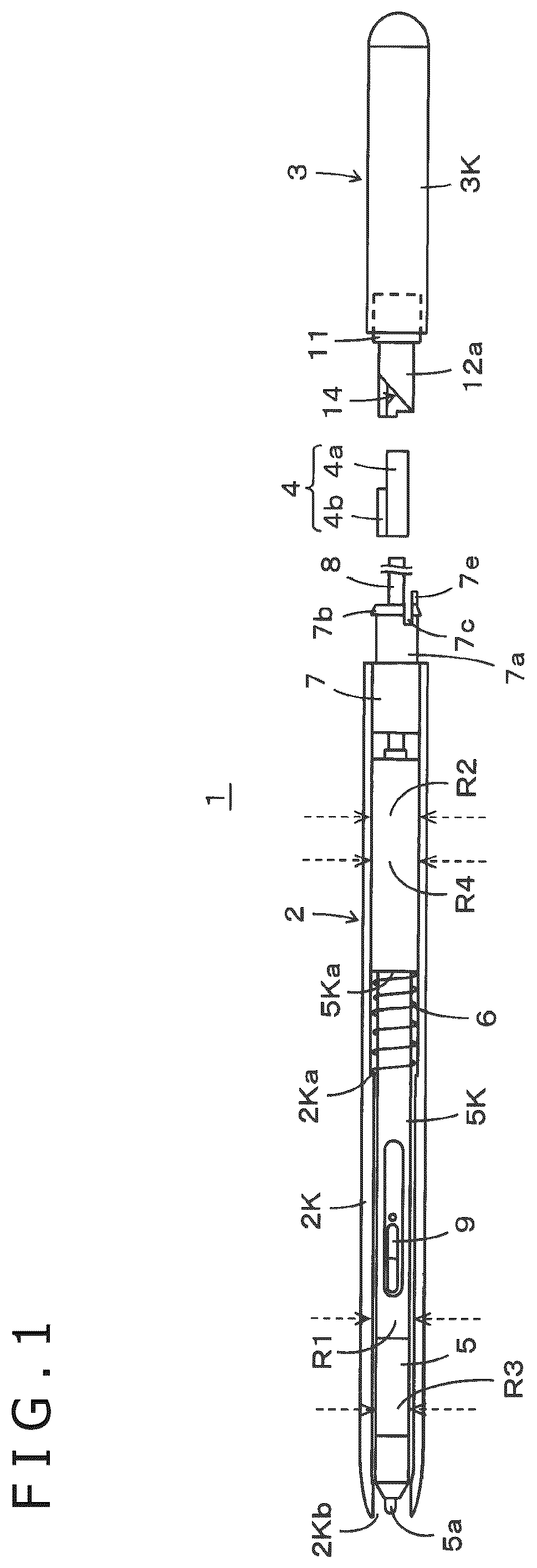 Patent US12314490 Figure 1 – Electronic pen