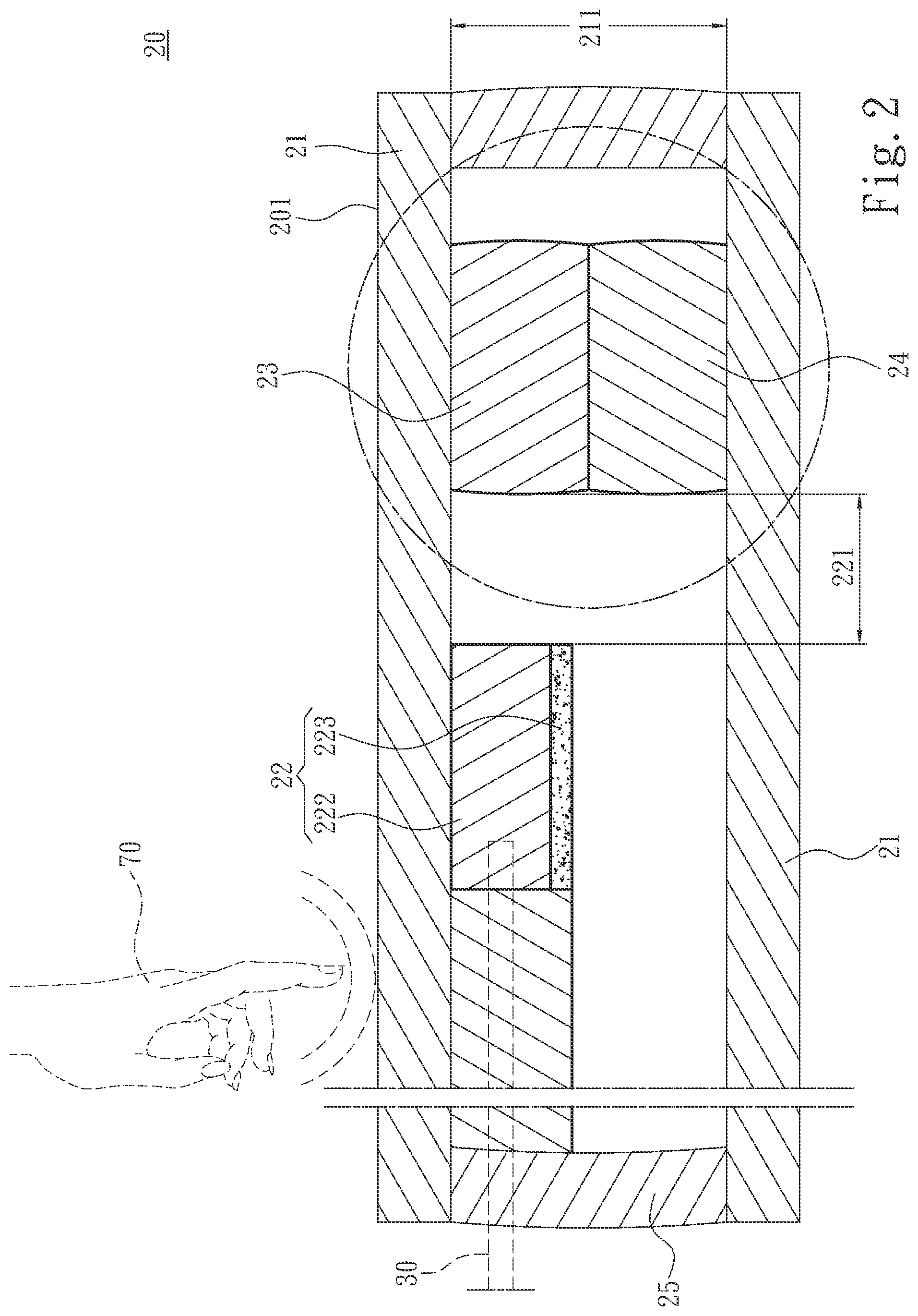Patent US12314492 Figure 2 – Touch sensor