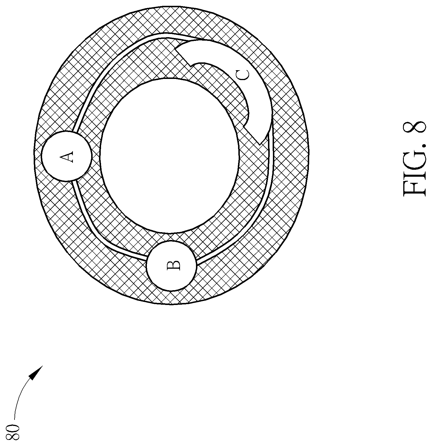 Patent US12314493 Figure 8 – Knob on touch panel and related control circuit