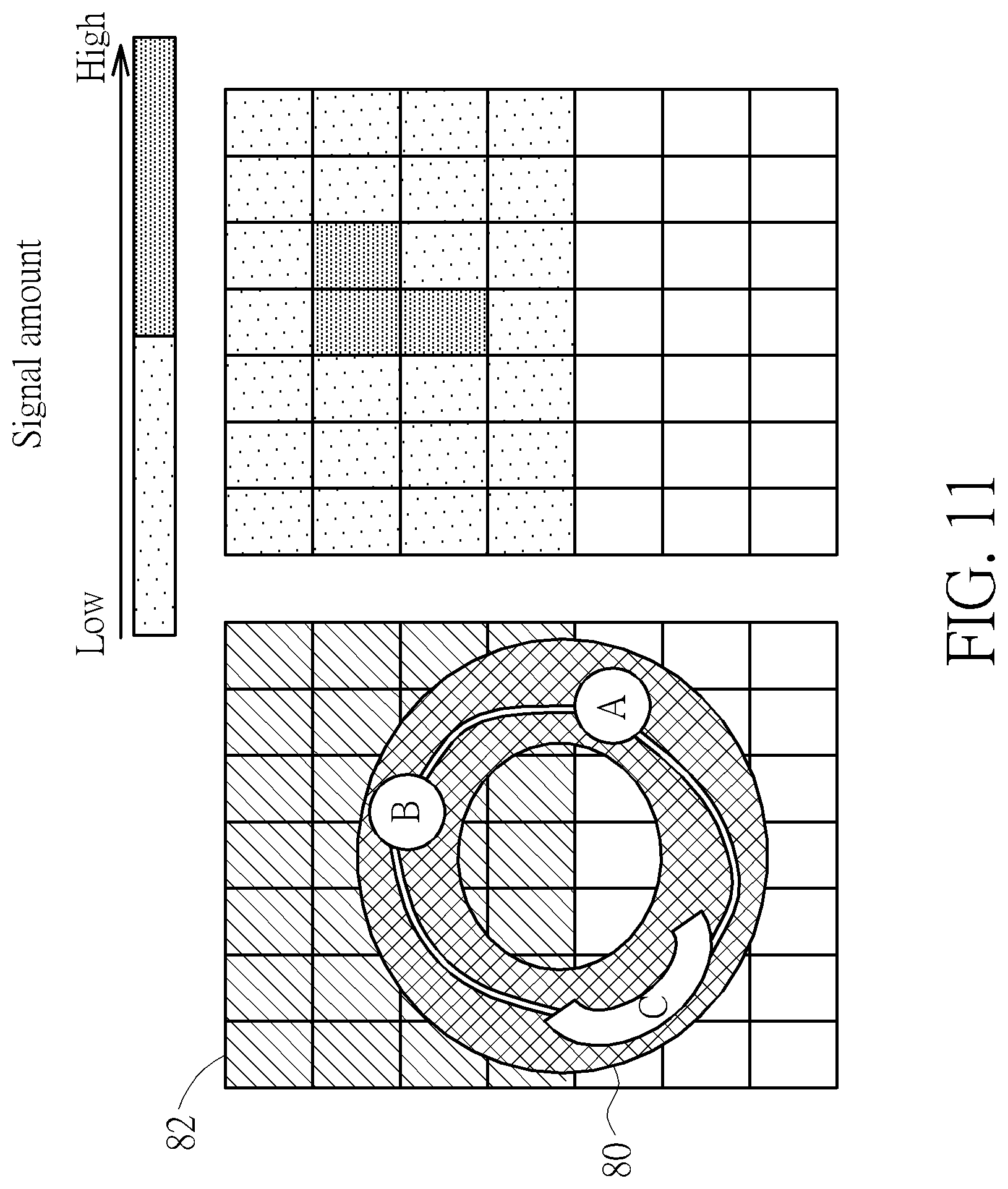 Patent US12314493 Figure 11 – Knob on touch panel and related control circuit
