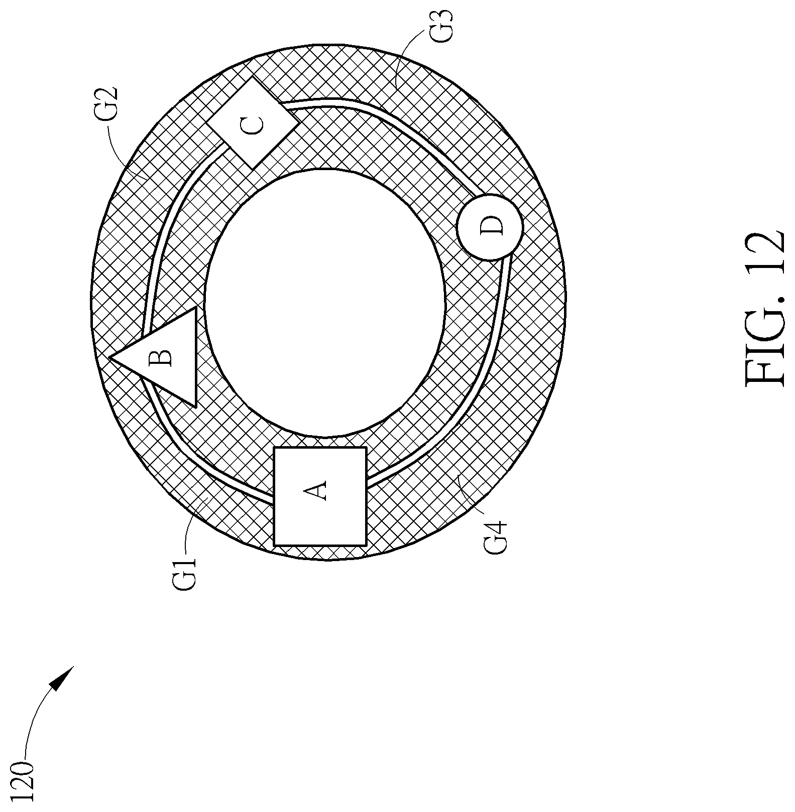 Patent US12314493 Figure 12 – Knob on touch panel and related control circuit