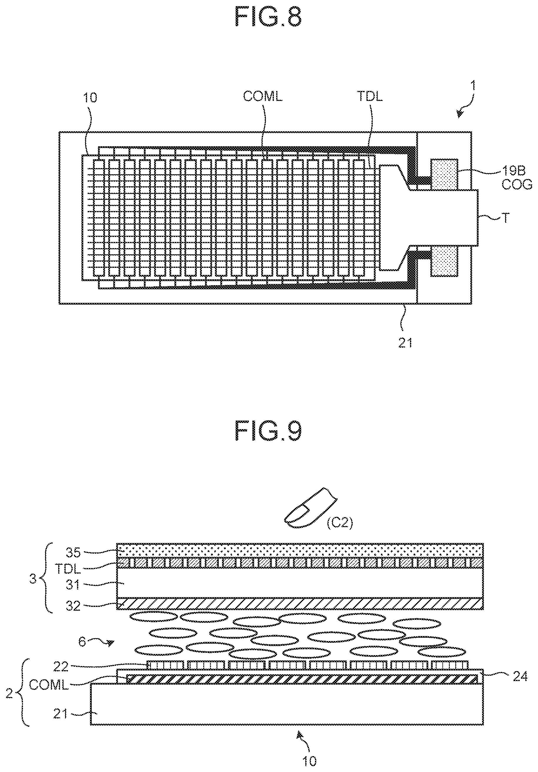 Patent US12314499 Figure 5 – Display device with touch detection function