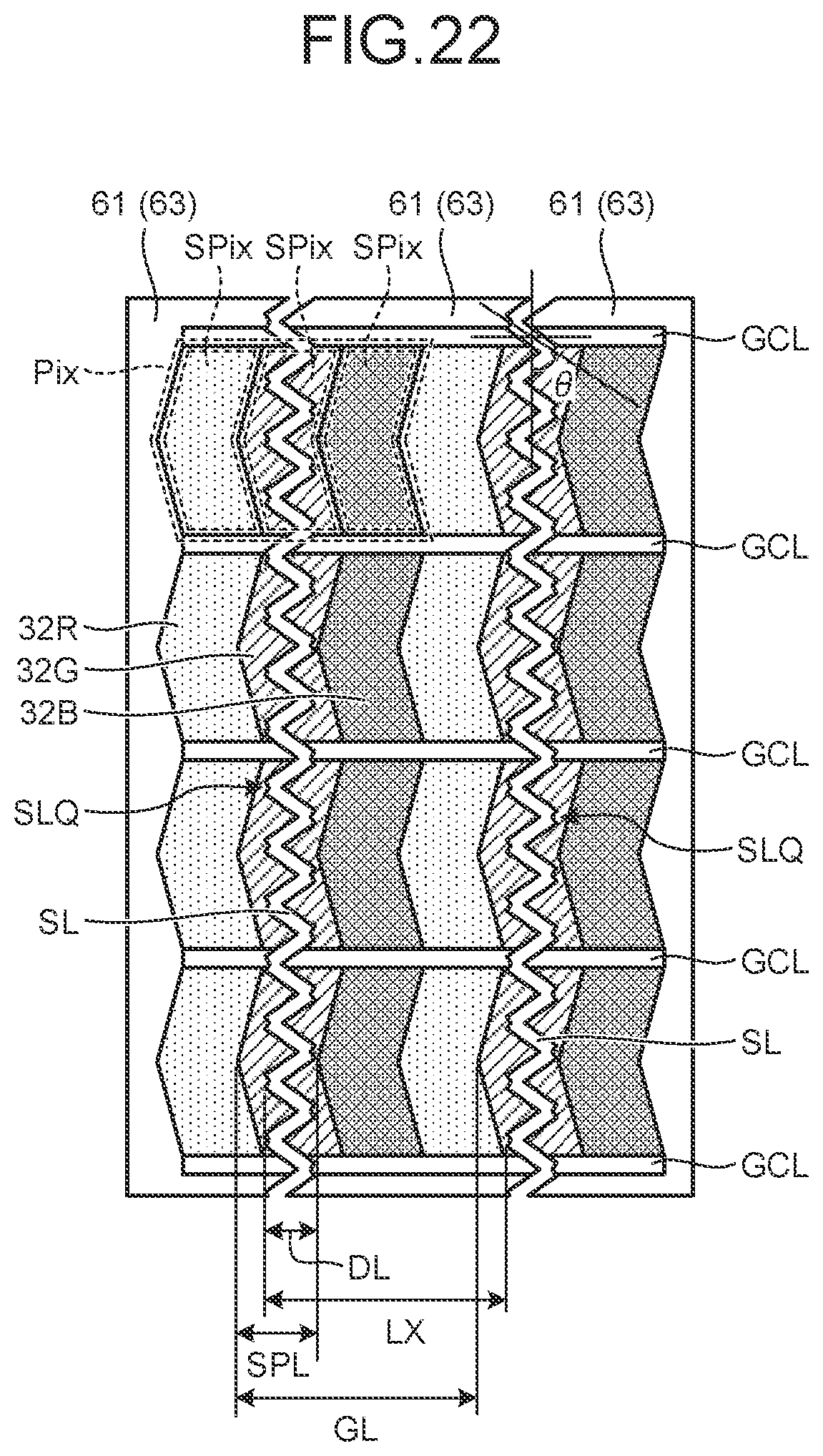 Patent US12314499 Figure 17 – Display device with touch detection function