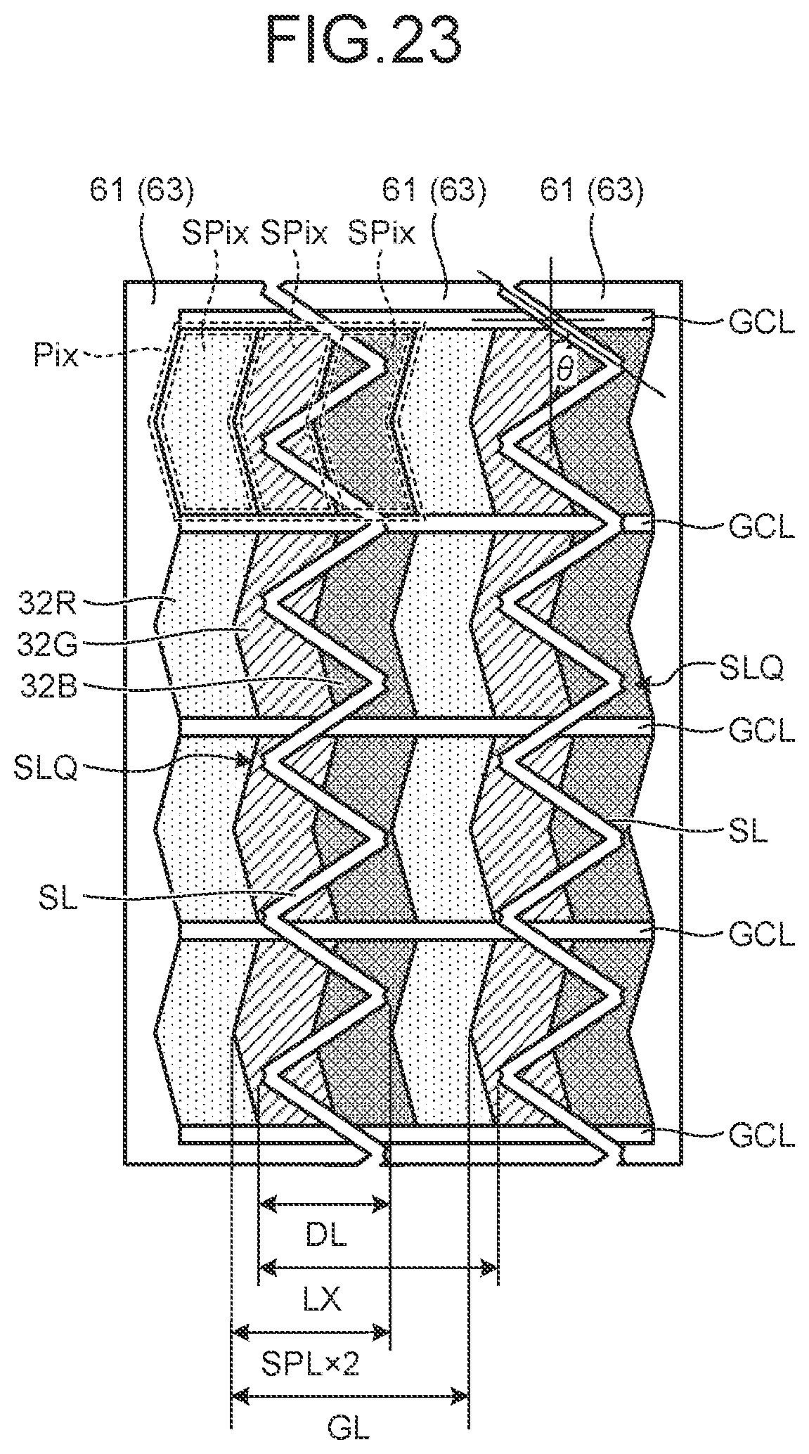 Patent US12314499 Figure 18 – Display device with touch detection function
