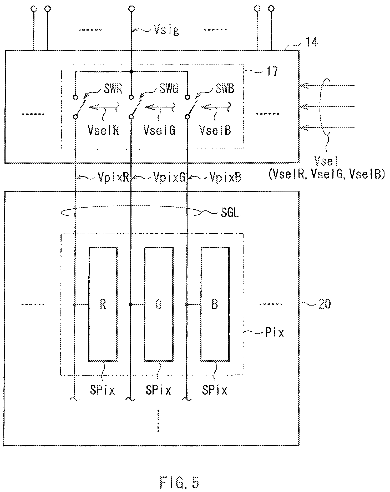 Patent US12314500 Figure 3 – Display panel with touch detection function, method of driving the same, driving circuit, and electronic unit