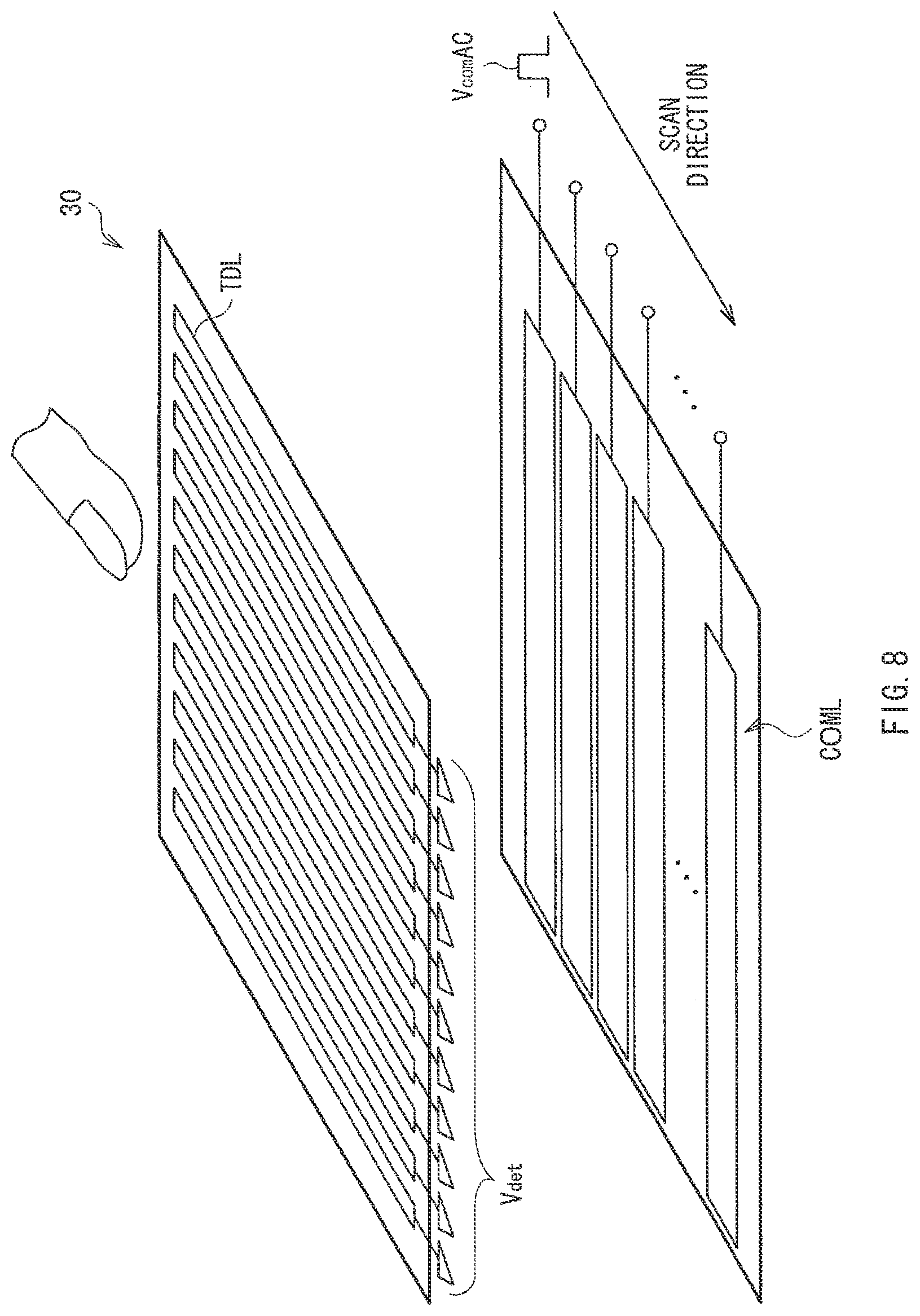 Patent US12314500 Figure 6 – Display panel with touch detection function, method of driving the same, driving circuit, and electronic unit