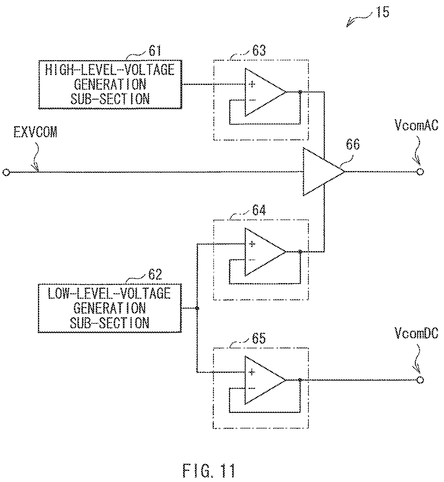 Patent US12314500 Figure 8 – Display panel with touch detection function, method of driving the same, driving circuit, and electronic unit