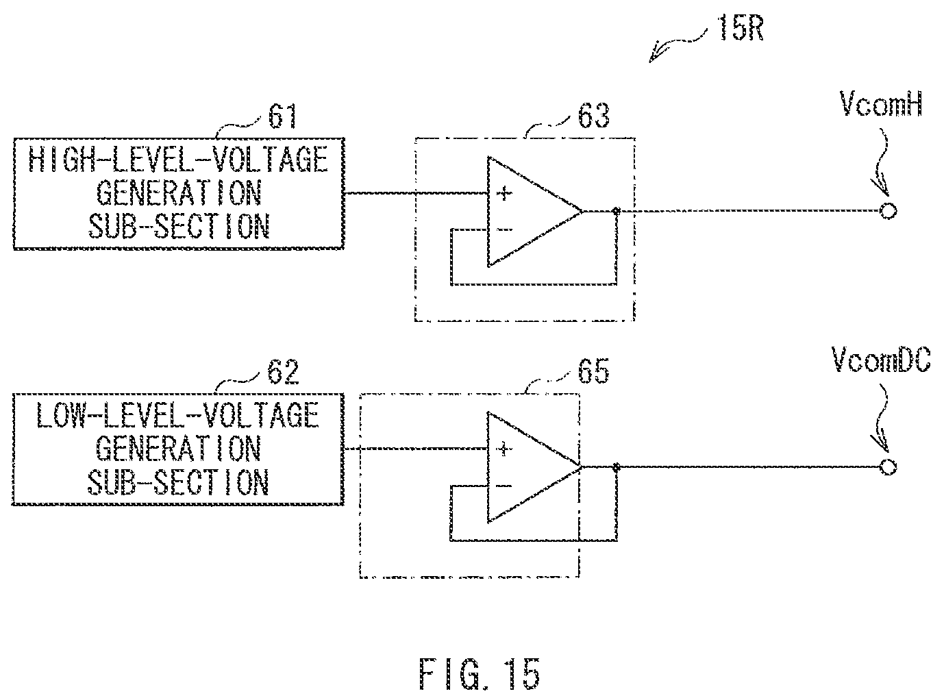 Patent US12314500 Figure 12 – Display panel with touch detection function, method of driving the same, driving circuit, and electronic unit