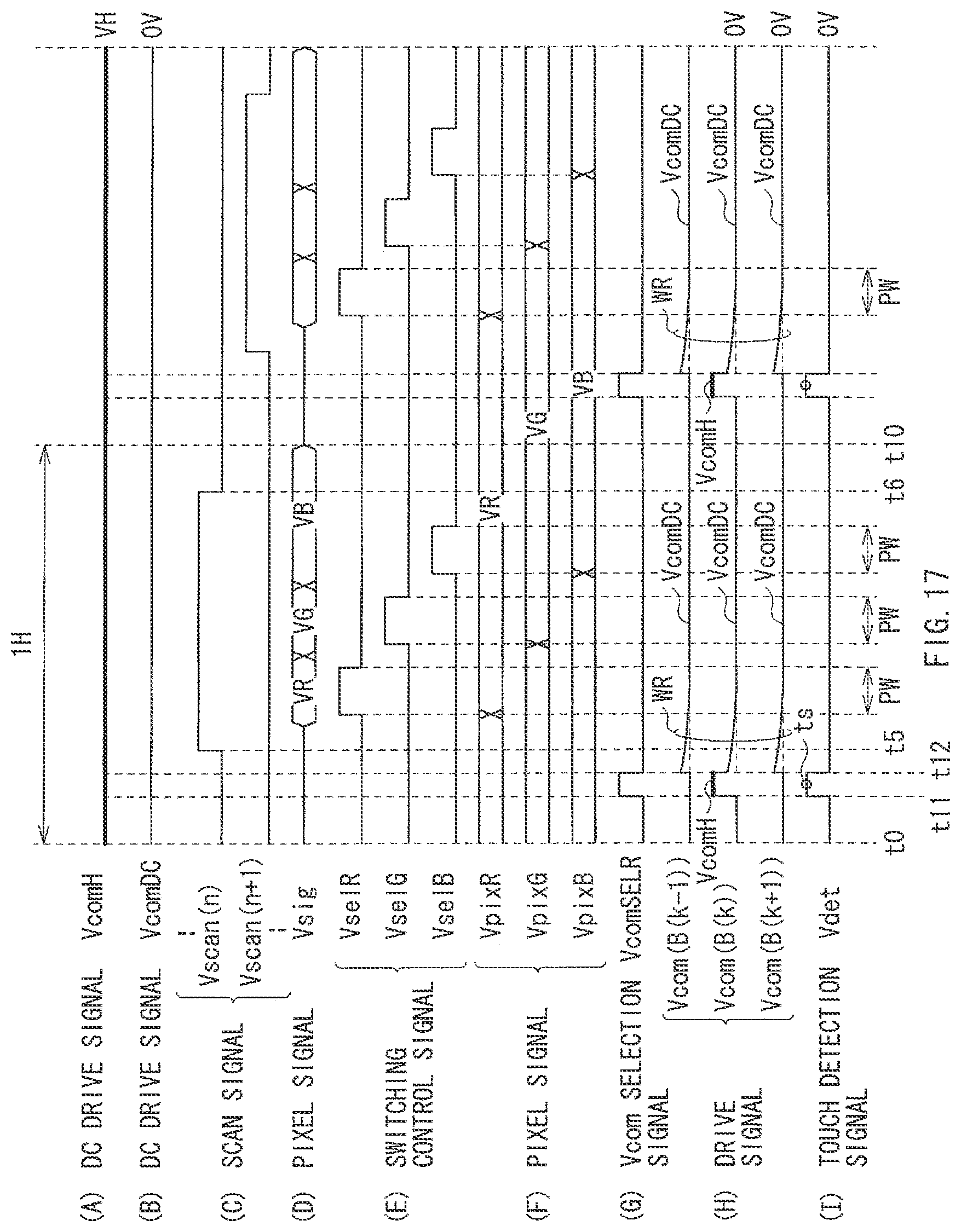 Patent US12314500 Figure 14 – Display panel with touch detection function, method of driving the same, driving circuit, and electronic unit