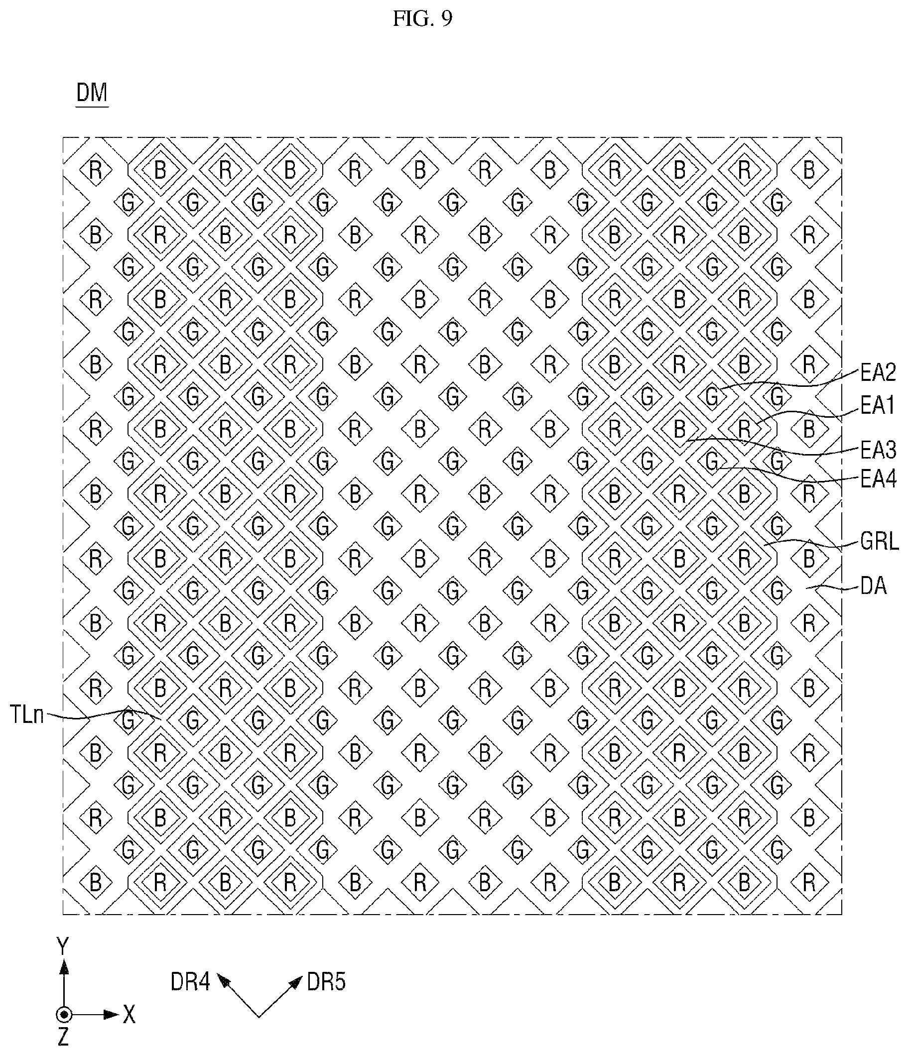 Patent US12314502 Figure 9 – Touch detection device, display device including the same, and method for manufacturing the same
