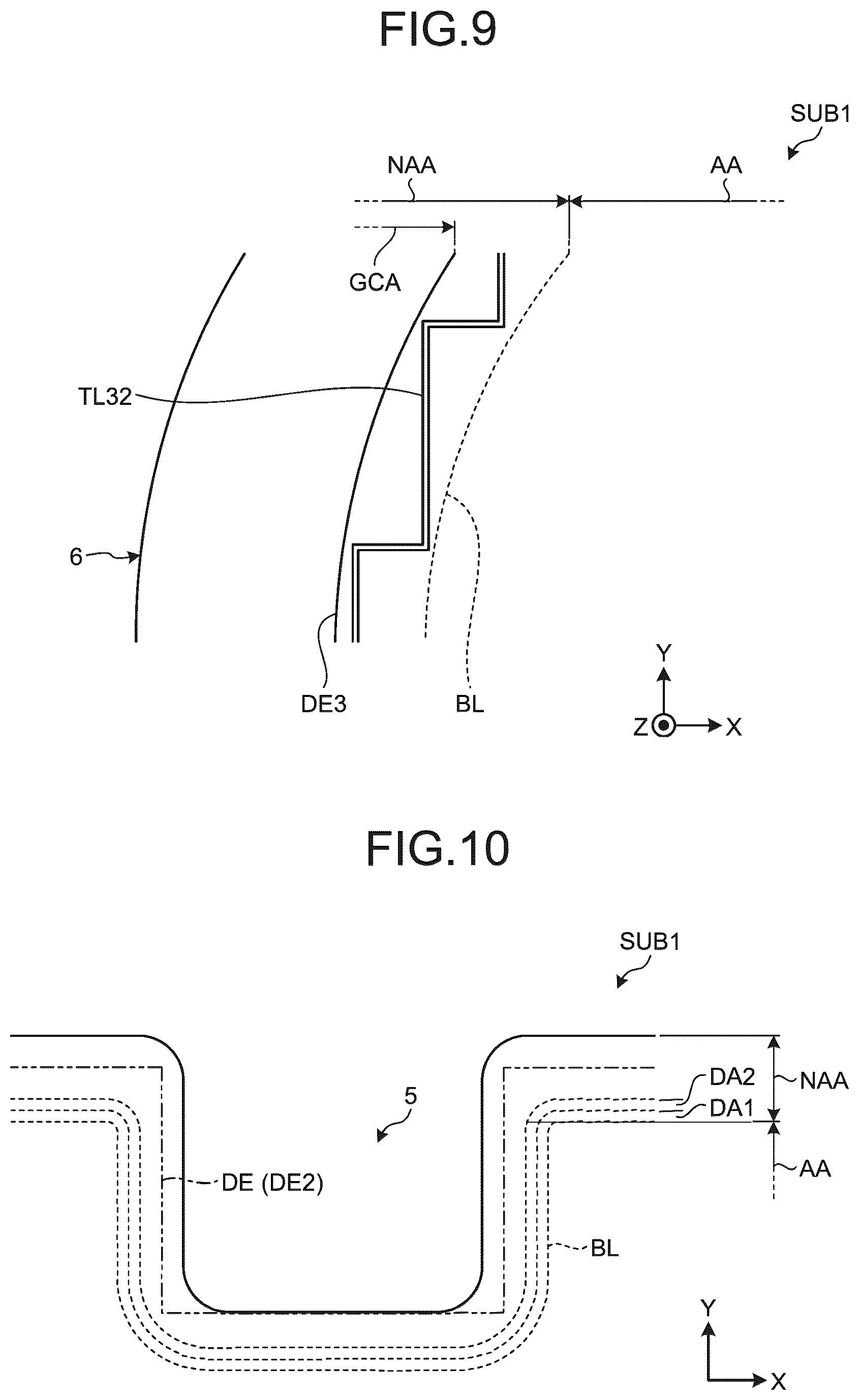 Patent US12314503 Figure 9 – Display device with sensor