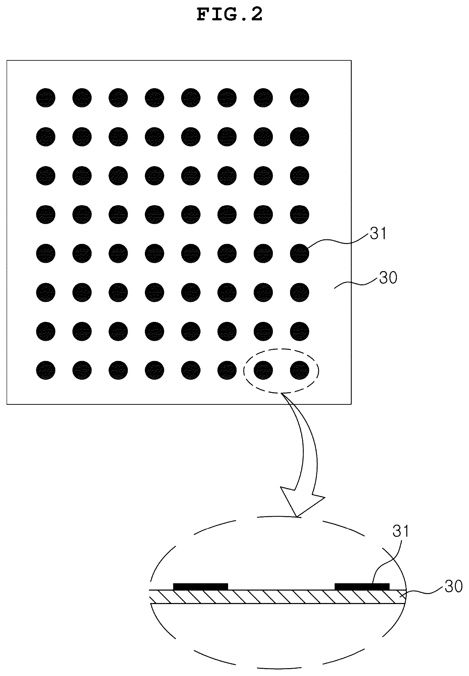 Patent US12314506 Figure 2 – Pressure sensor module comprising at least one sensing electrode facing conductive resistor and apparatus and method for controlling the pressure sensor module