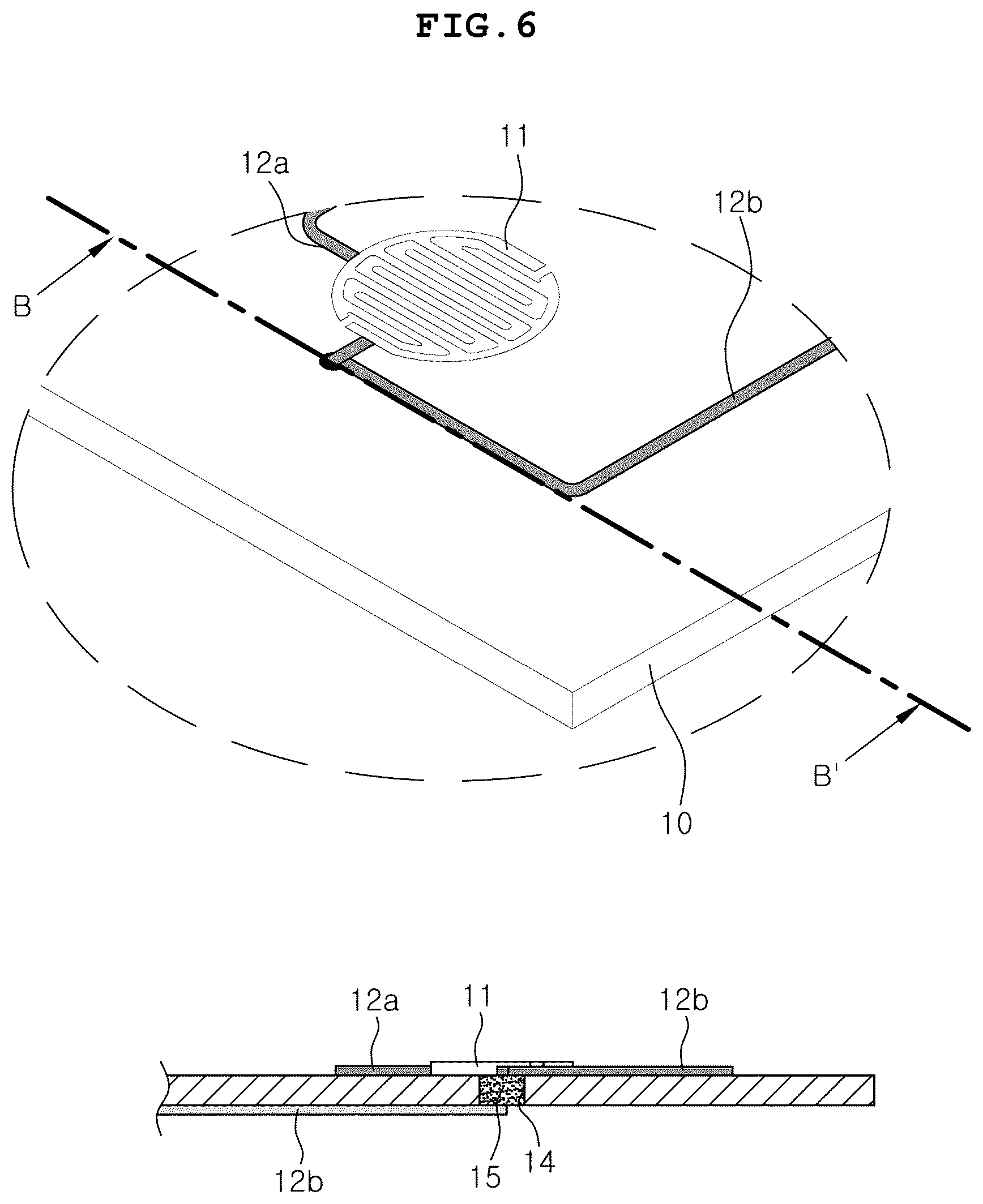 Patent US12314506 Figure 6 – Pressure sensor module comprising at least one sensing electrode facing conductive resistor and apparatus and method for controlling the pressure sensor module