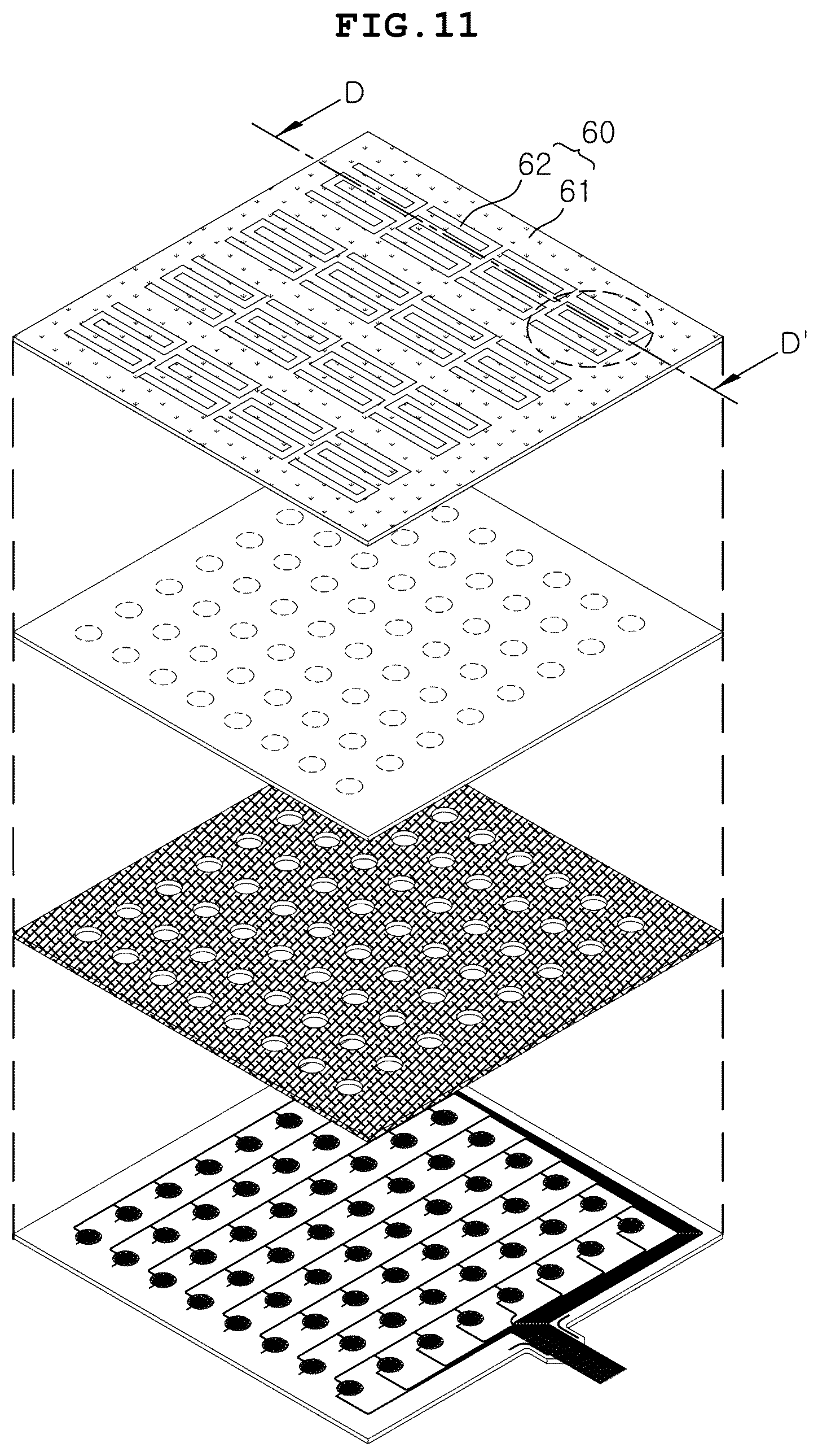 Patent US12314506 Figure 10 – Pressure sensor module comprising at least one sensing electrode facing conductive resistor and apparatus and method for controlling the pressure sensor module