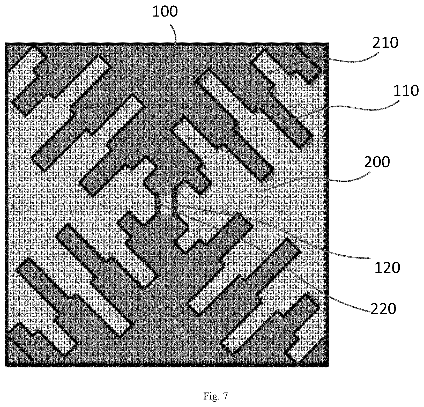 Patent US12314508 Figure 7 – Touch layer, touch substrate, and touch display device