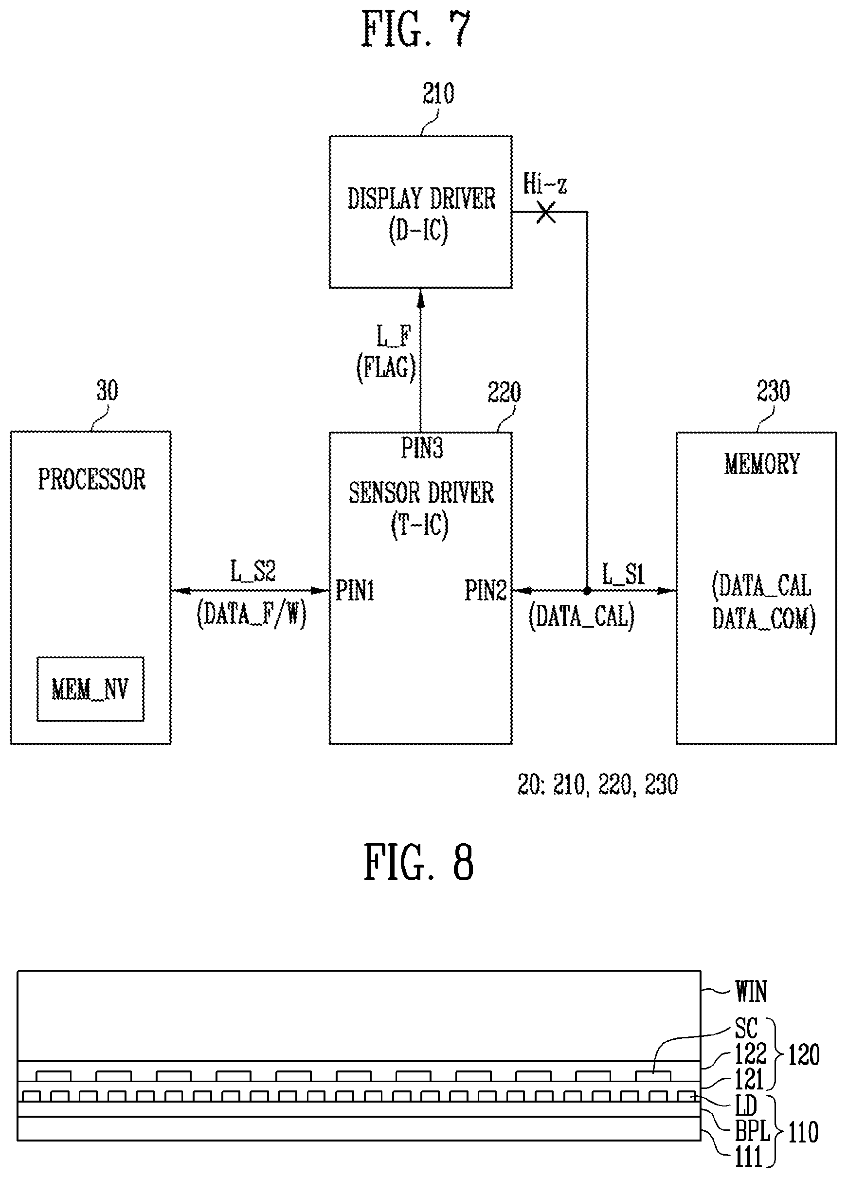 Patent US12314509 Figure 8 – Sensor driver, and input sensing device and display device including the sensor driver