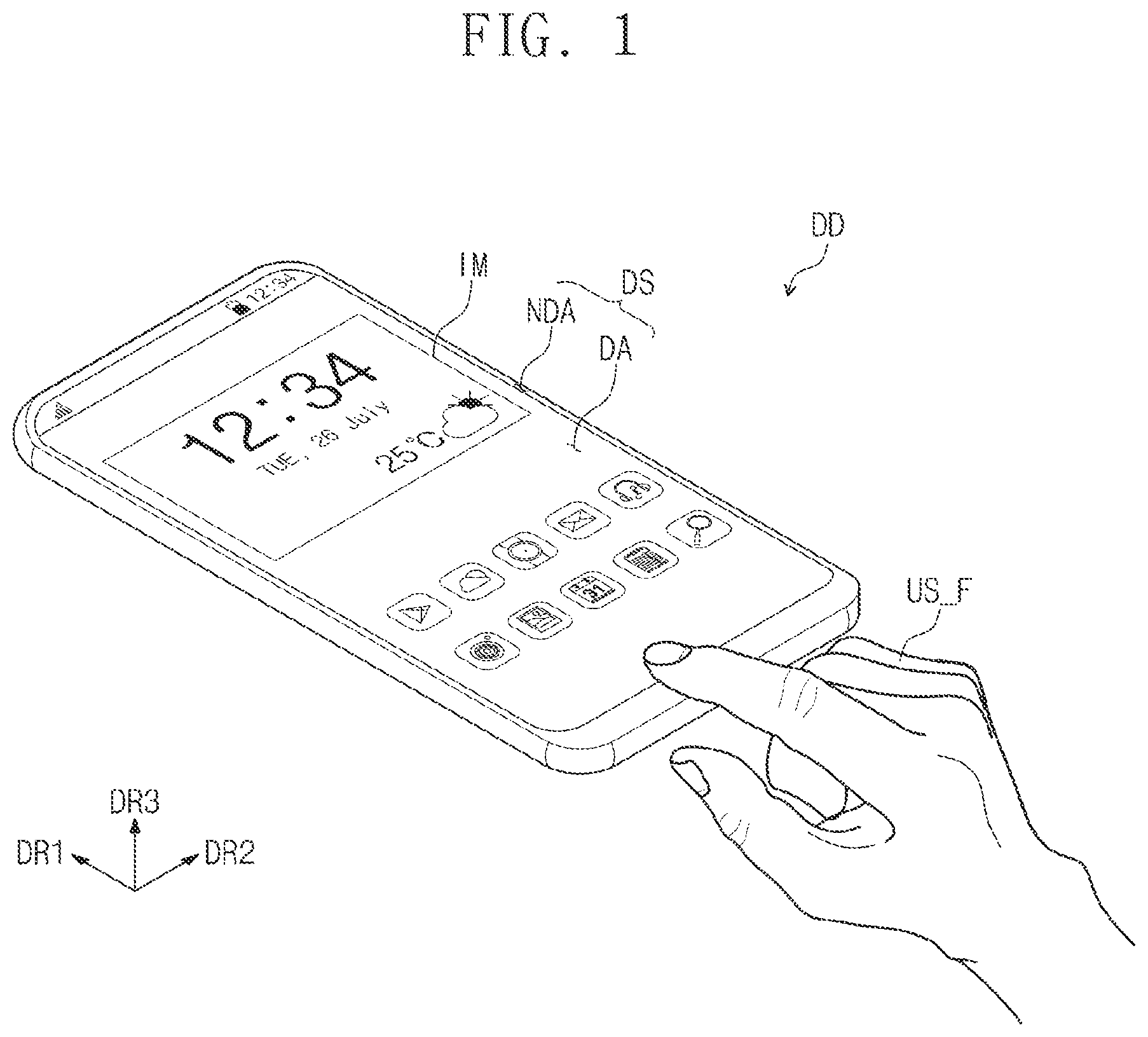 Patent US12314513 Figure 1 – Input sensing part and driving method thereof