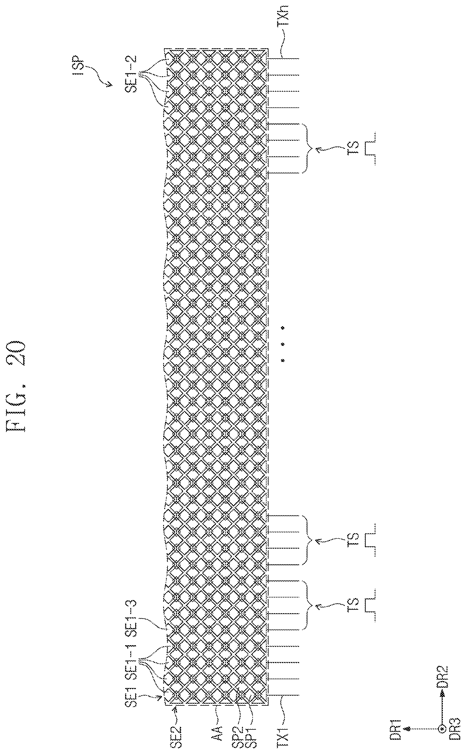 Patent US12314513 Figure 18 – Input sensing part and driving method thereof