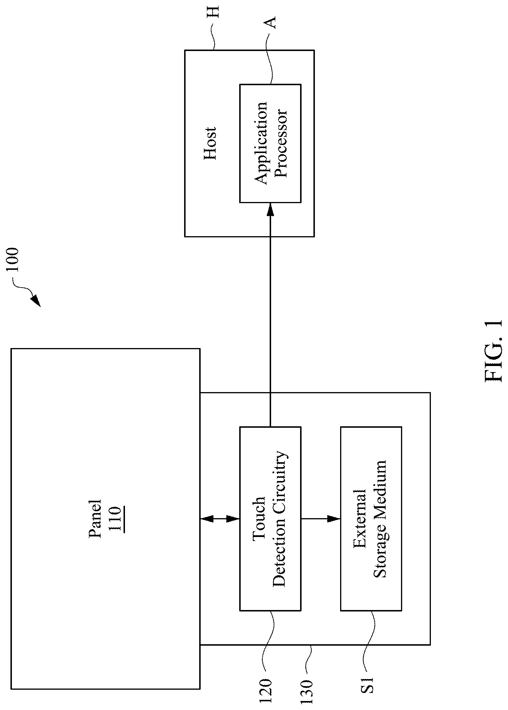 Patent US12314514 Figure 1 – Touch sensing apparatus, electronic device and touch operation recording method thereof