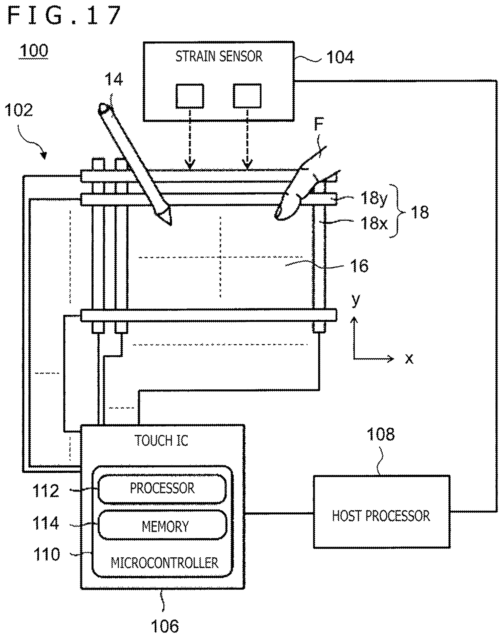 Patent US12314516 Figure 17 – Pen state detection circuit and method inhibiting unexpecterd results from periphery of touch sensor