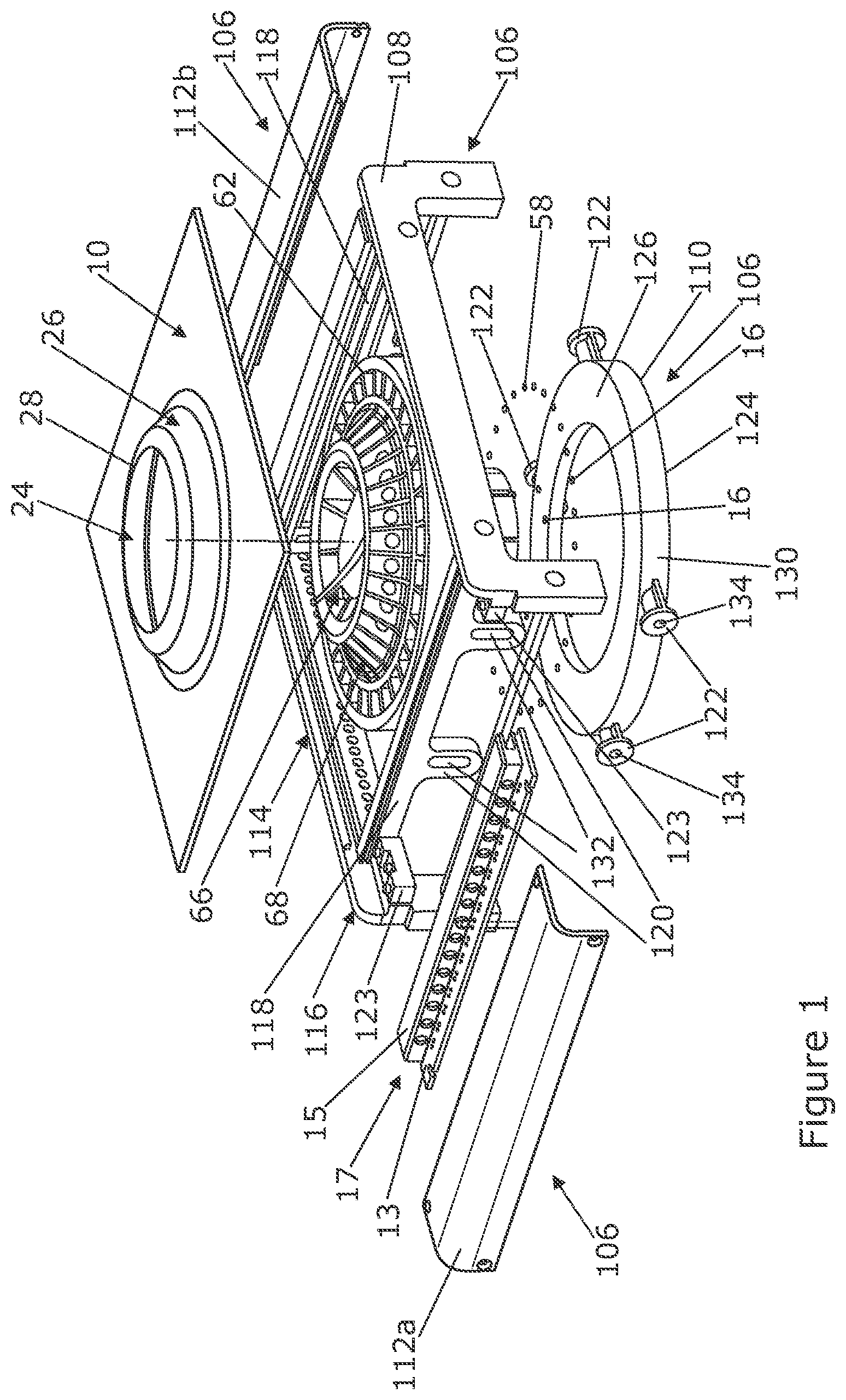 Patent US12314517 Figure 1 – Optical touch screen