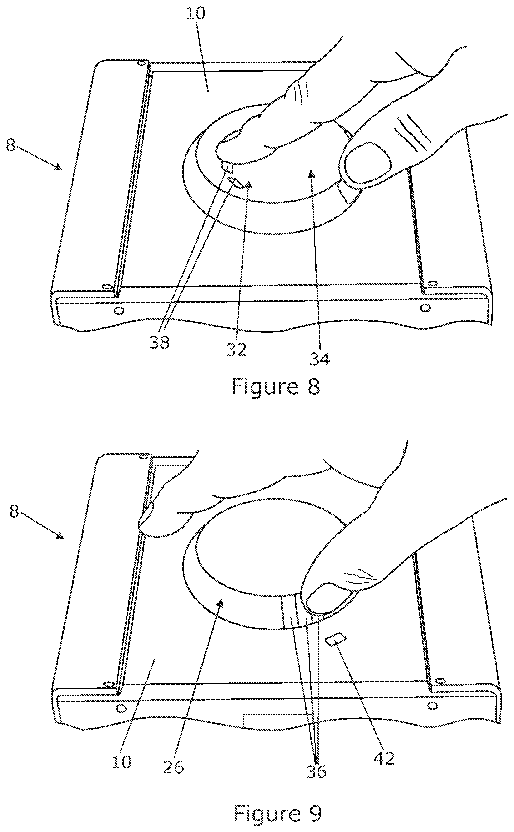 Patent US12314517 Figure 5 – Optical touch screen