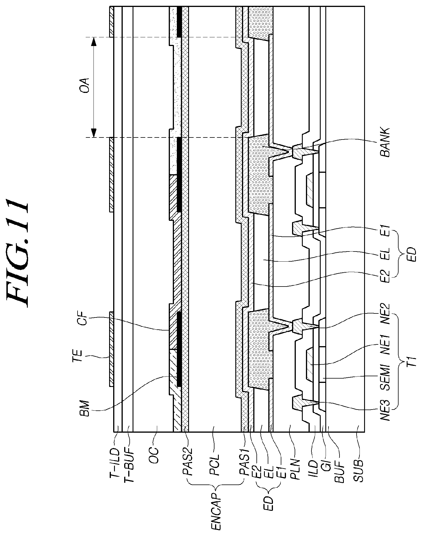 Patent US12314521 Figure 11 – Touch display device