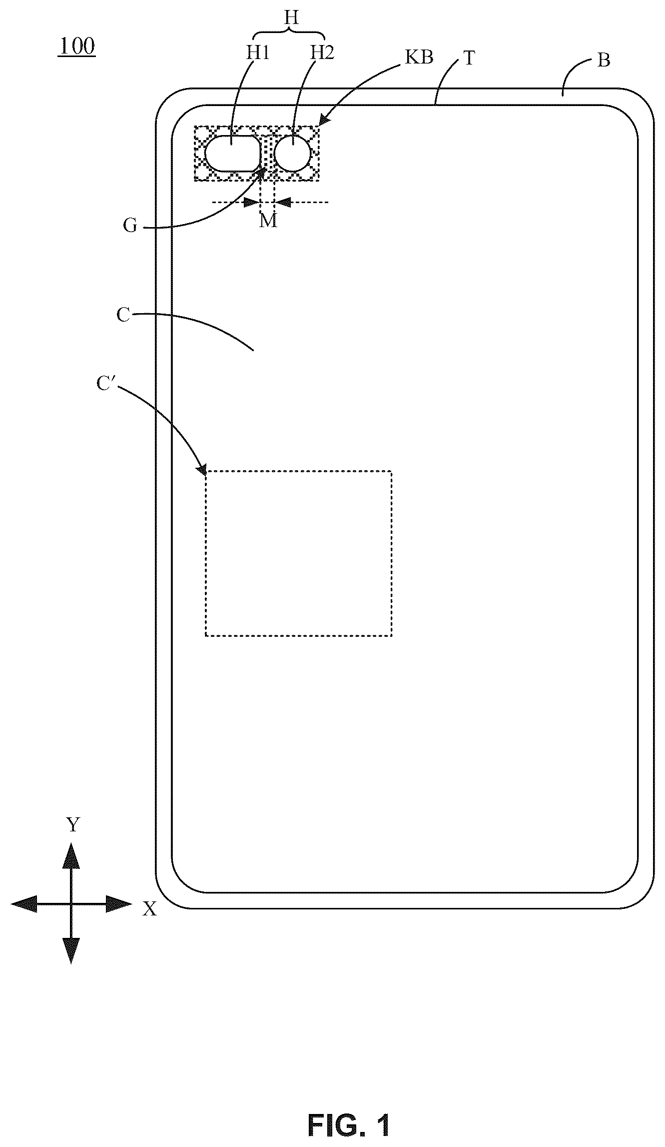 Patent US12314522 Figure 1 – Touch panel and touch display apparatus