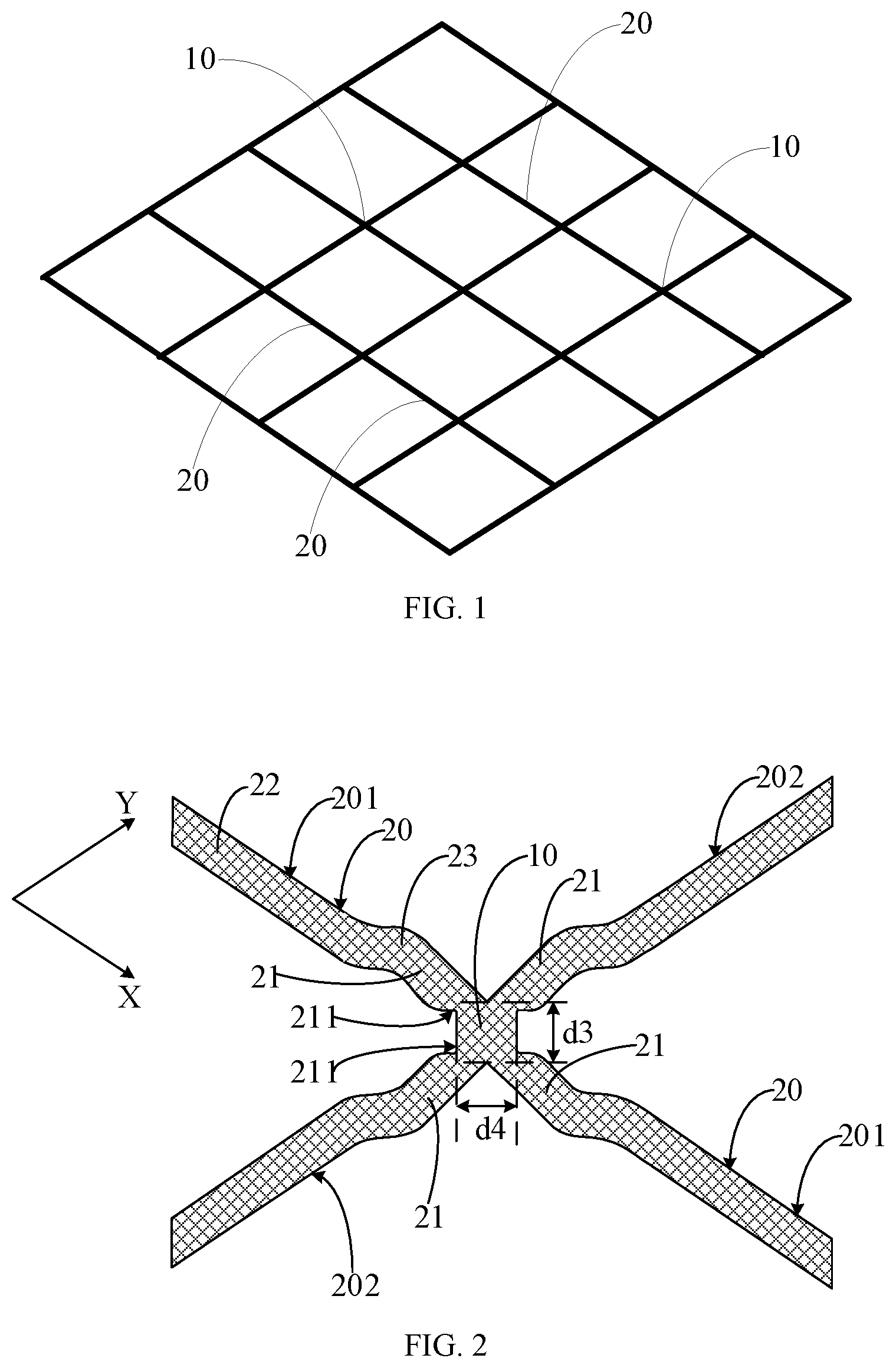 Patent US12314524 Figure 1 – Touch substrate, design structure of touch electrode layer, display panel, and display device