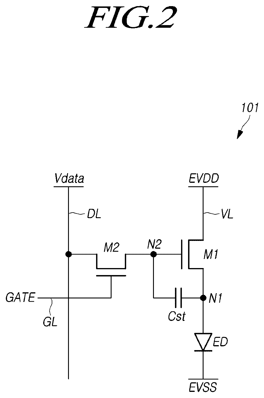 Patent US12314525 Figure 2 – Display device including touch sensor